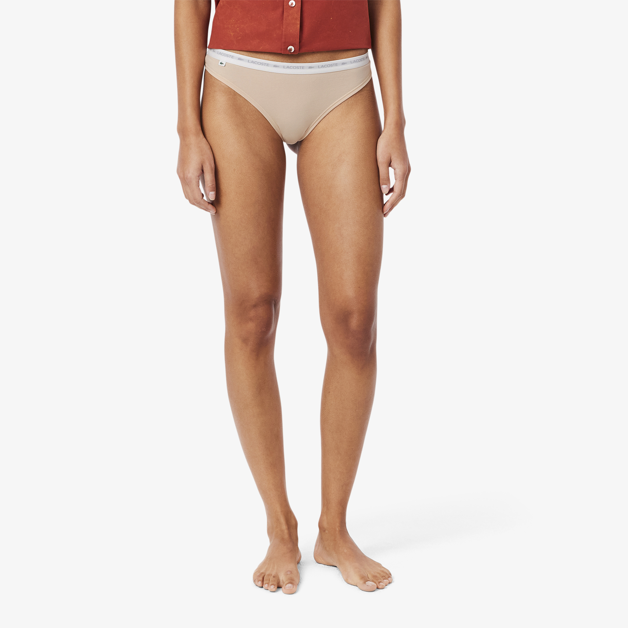 Женские трусы Lacoste из эластичного хлопка (3шт.) 3