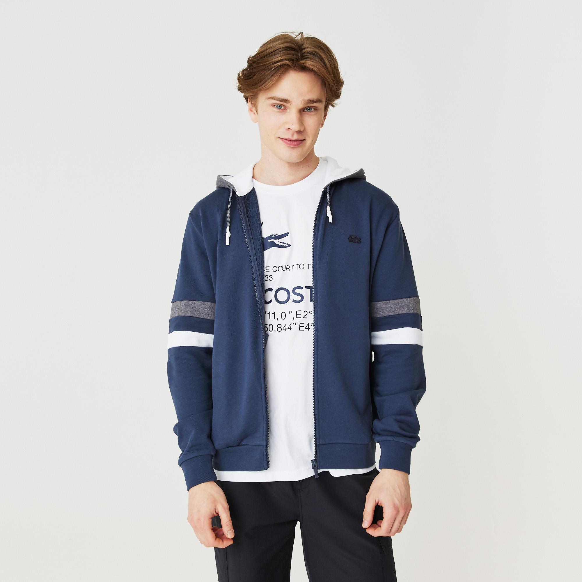 Толстовка Lacoste, синий, арт. SH0322