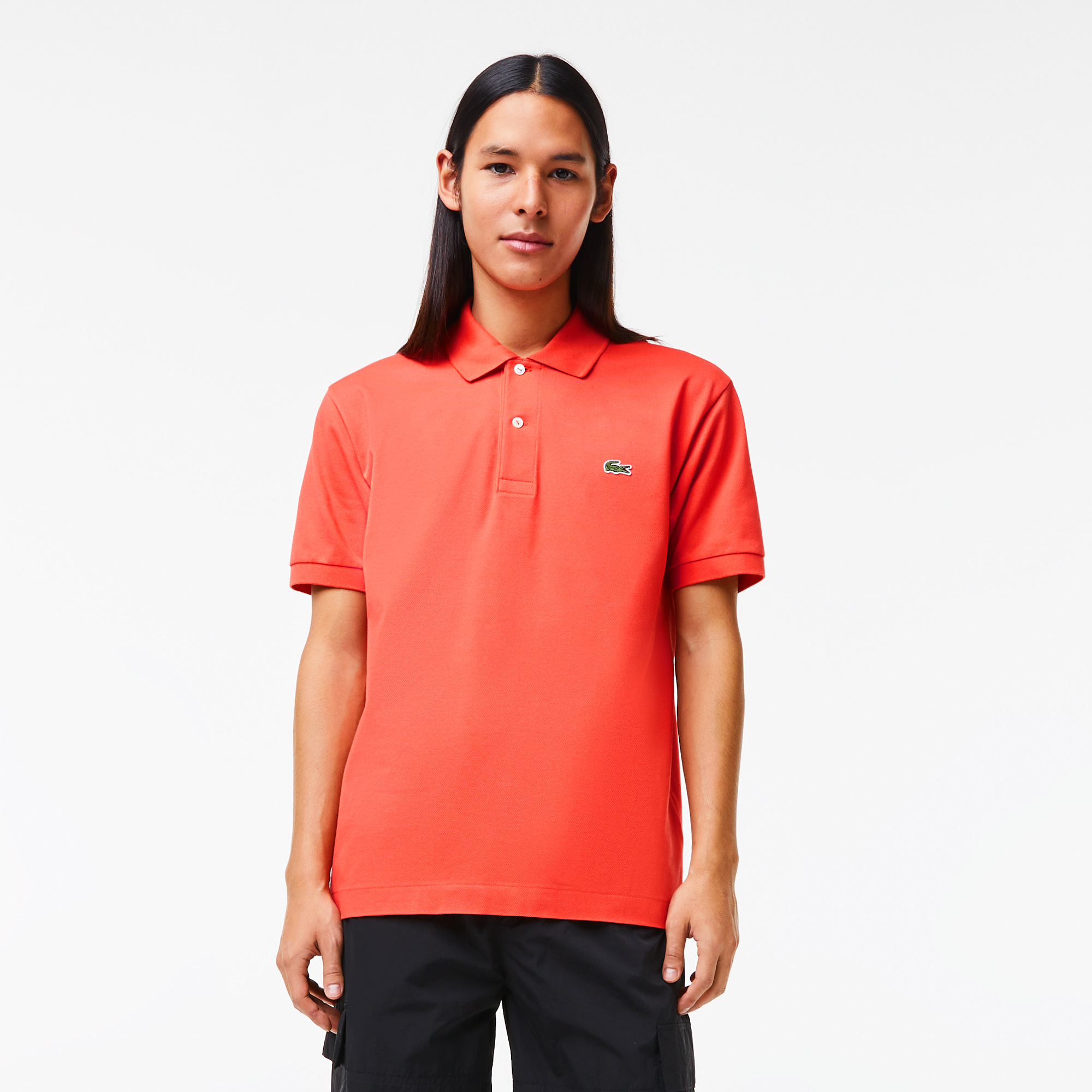 Мужское поло Lacoste L1212 Classic Fit, красный, арт. L1212