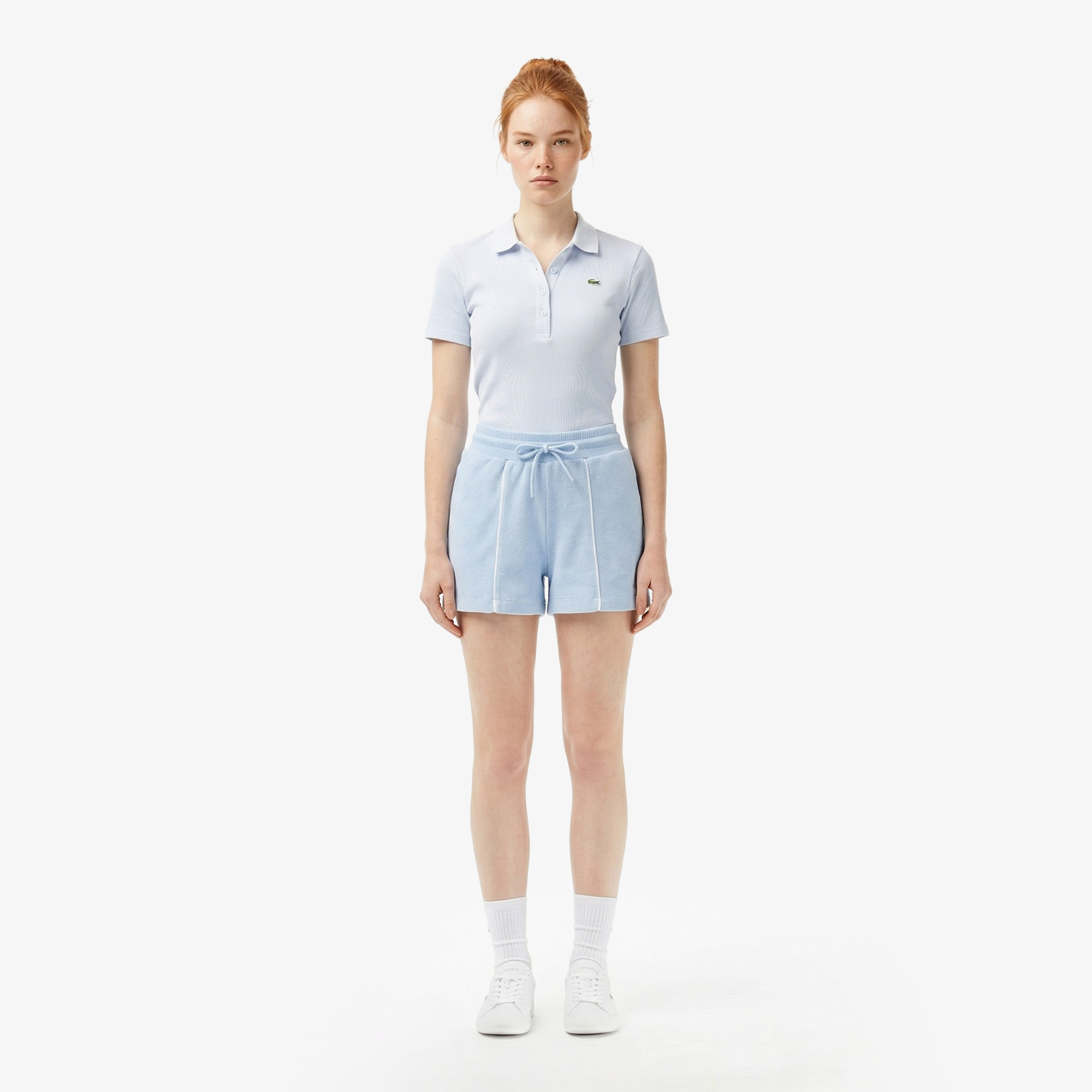 Шорты женские Lacoste, голубой, арт. GF0608