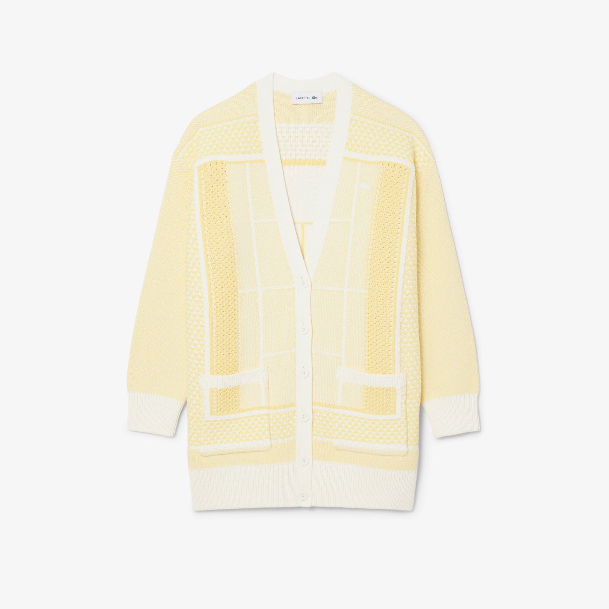 

Женский кардиган Lacoste, Жёлтый