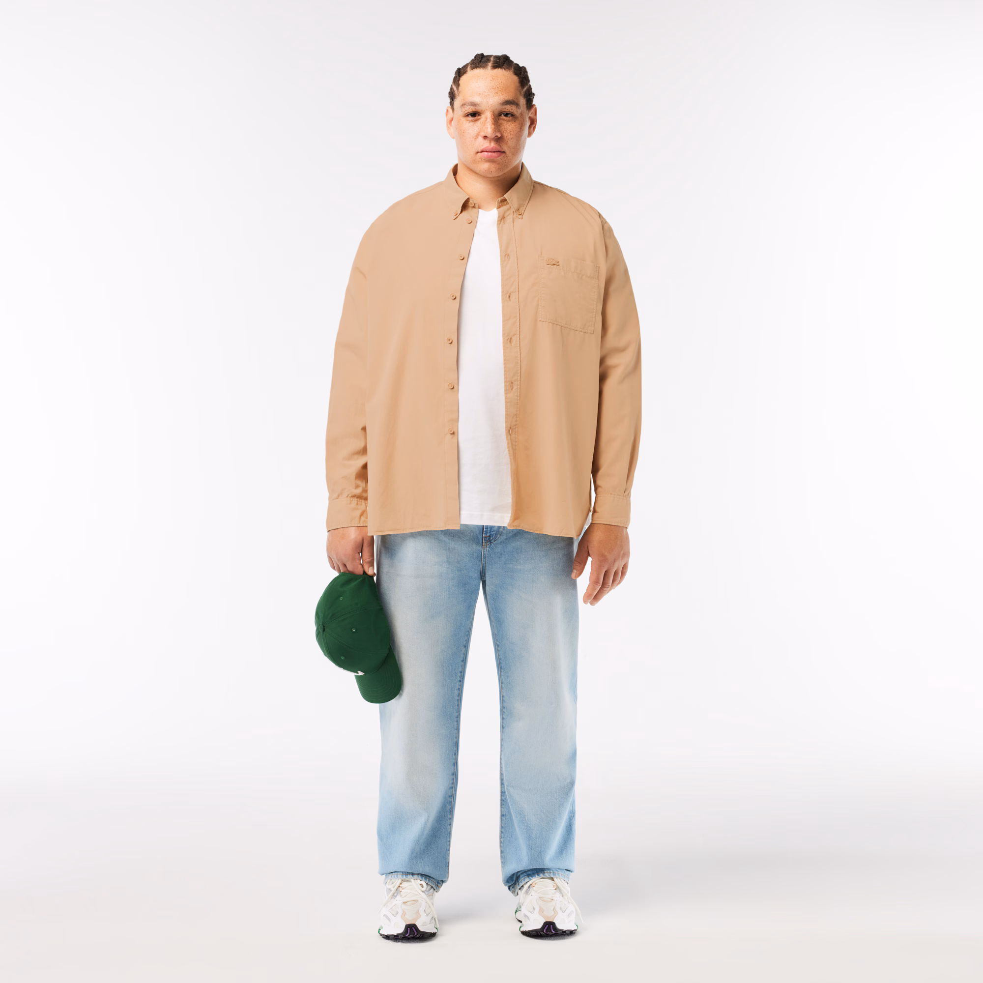 Мужская рубашка Lacoste, коричневый, арт. CH7280