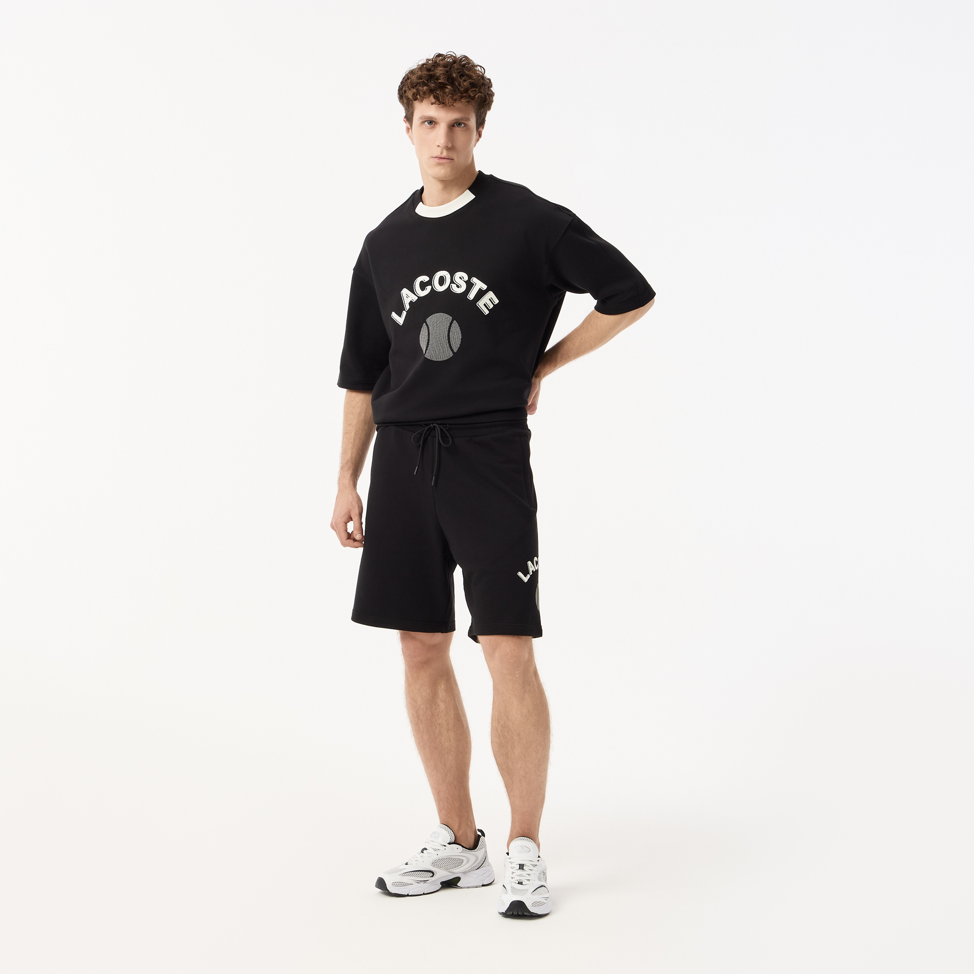 Мужские шорты Lacoste, черный, арт. GH0520