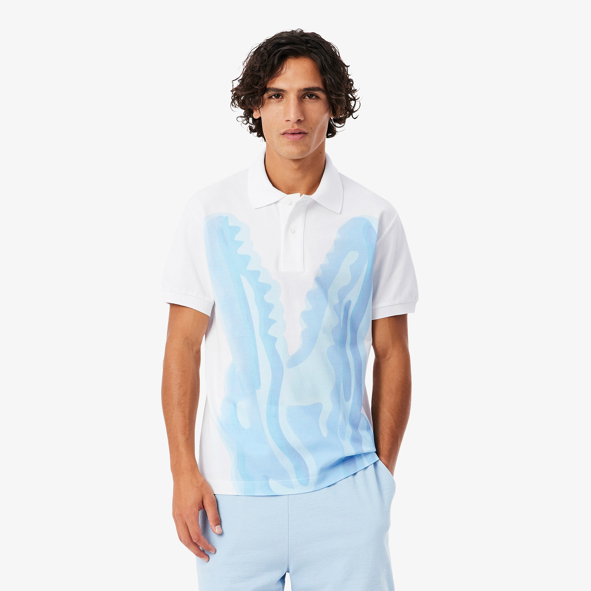 Поло Lacoste, белый, арт. PH2194