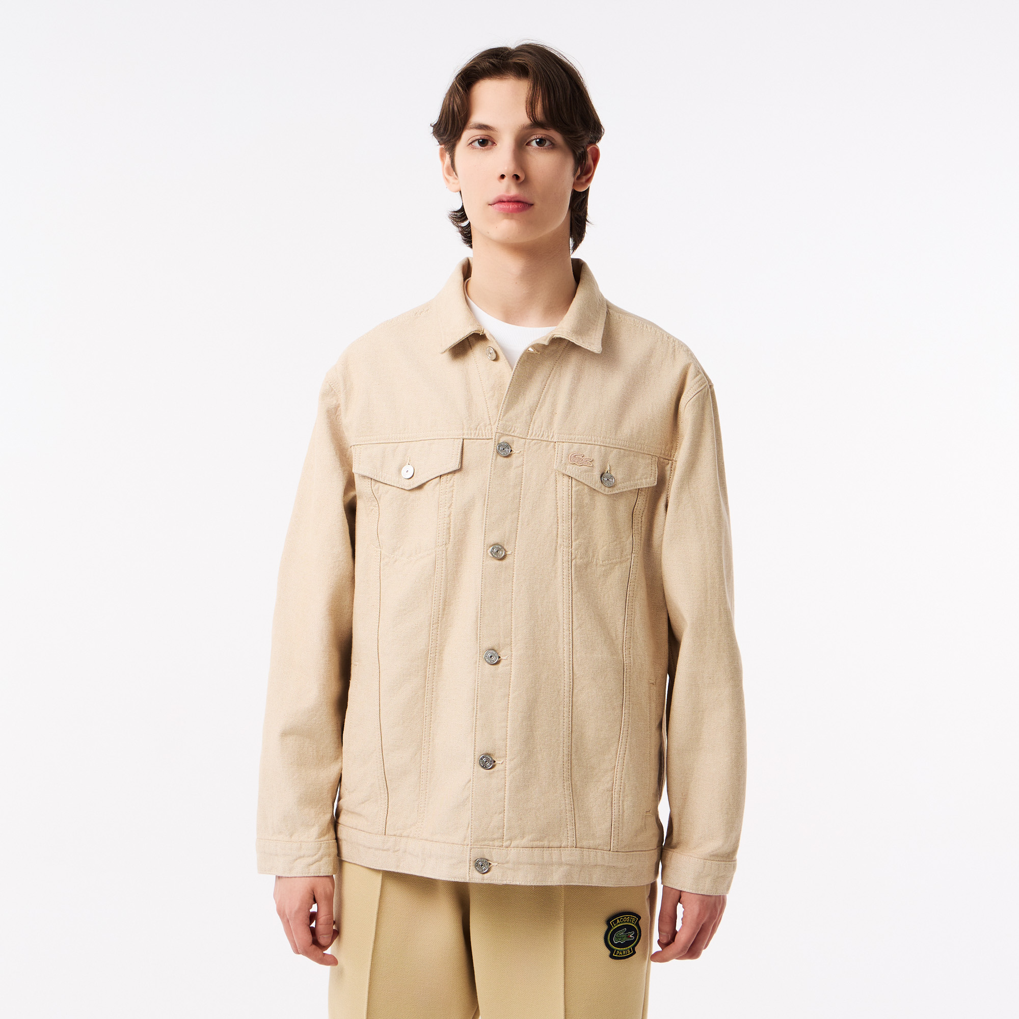 Куртка Lacoste из хлопка, бежевый, арт. BH0425