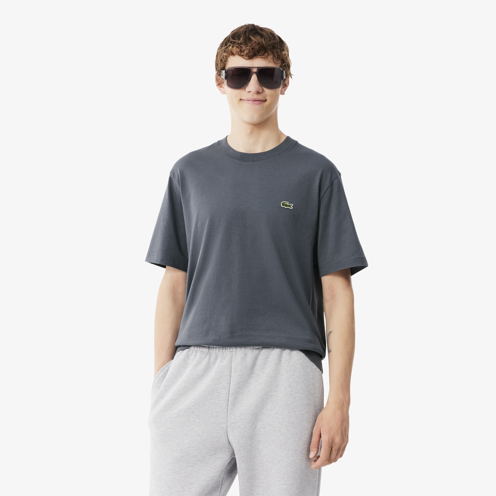 Мужская хлопковая футболка Lacoste