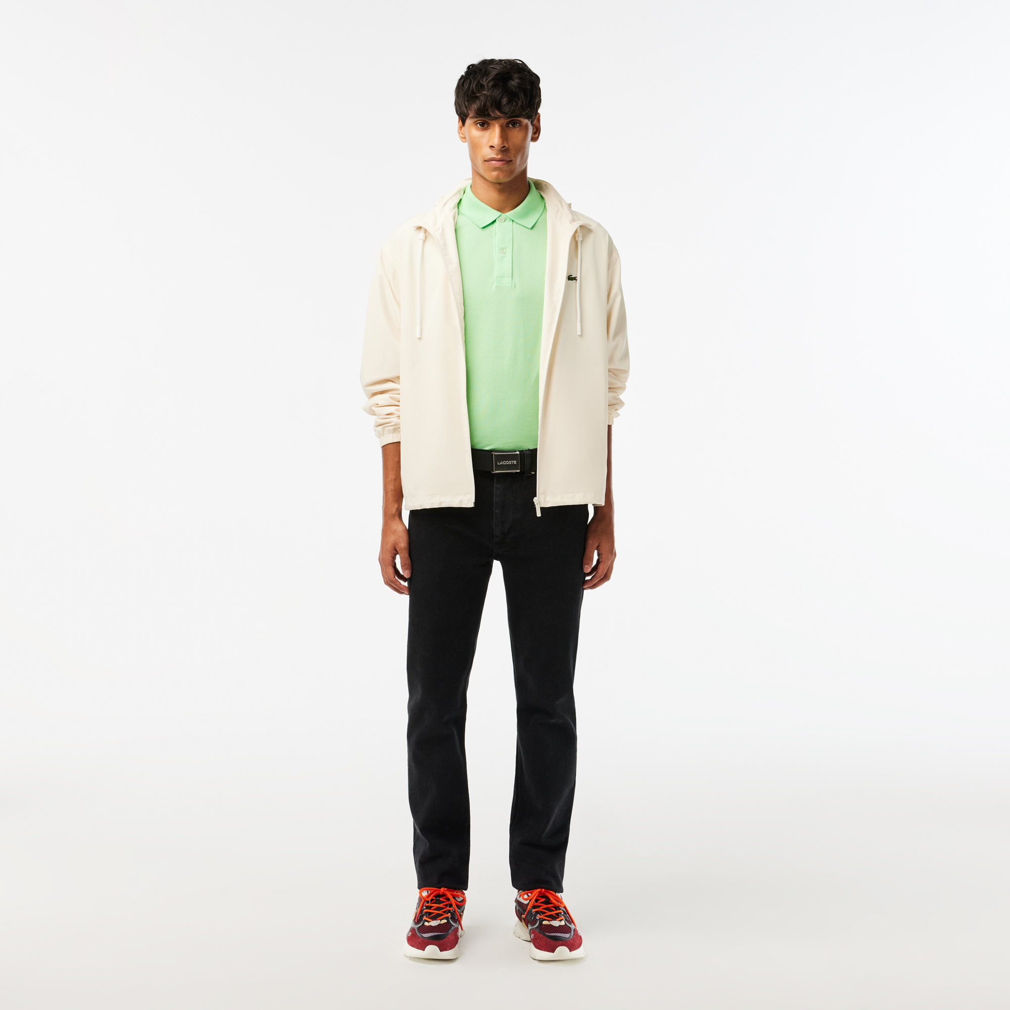 Джинсы Lacoste приталенного кроя, черный, арт. HH2704