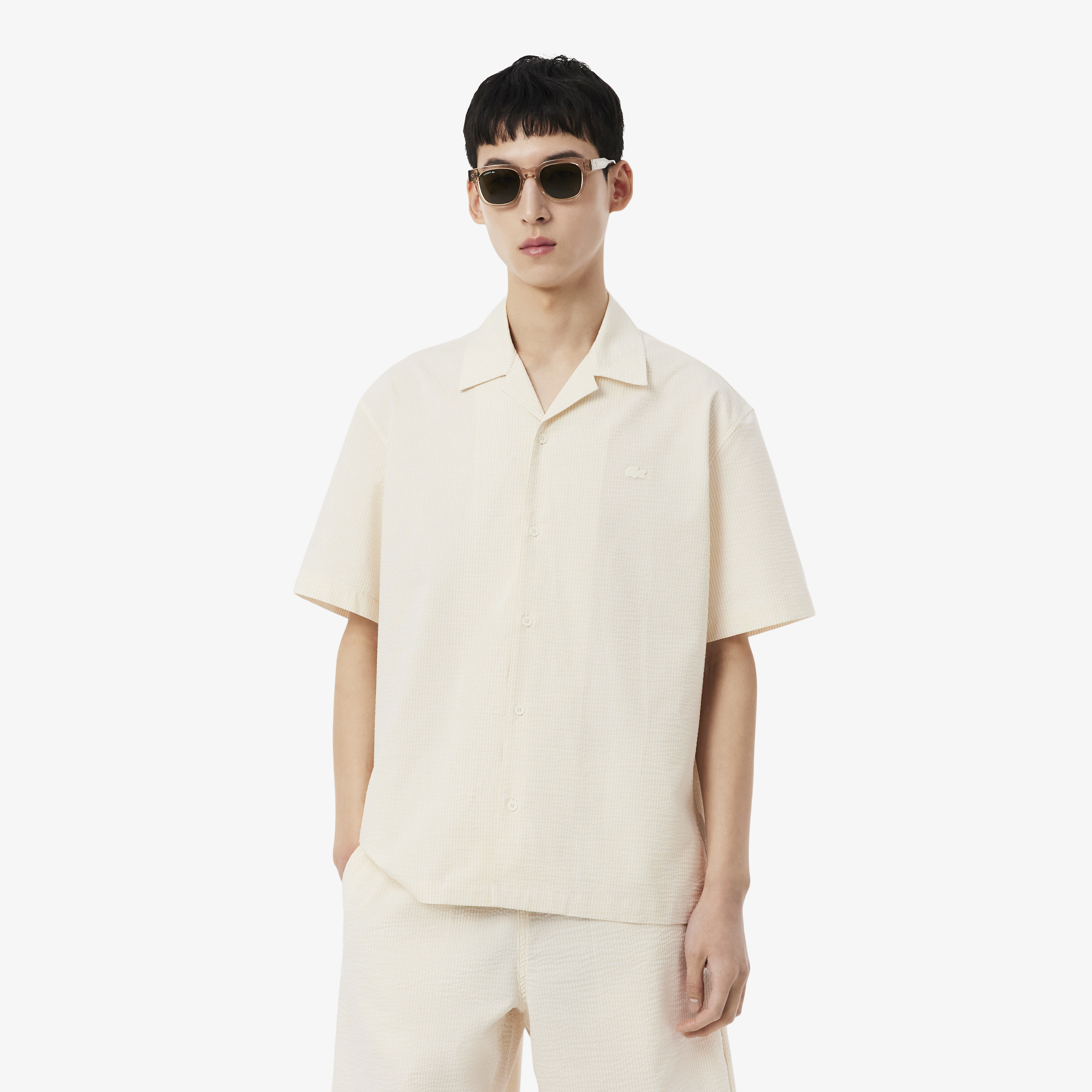 Мужская рубашка Lacoste, бежевый, арт. CH2355