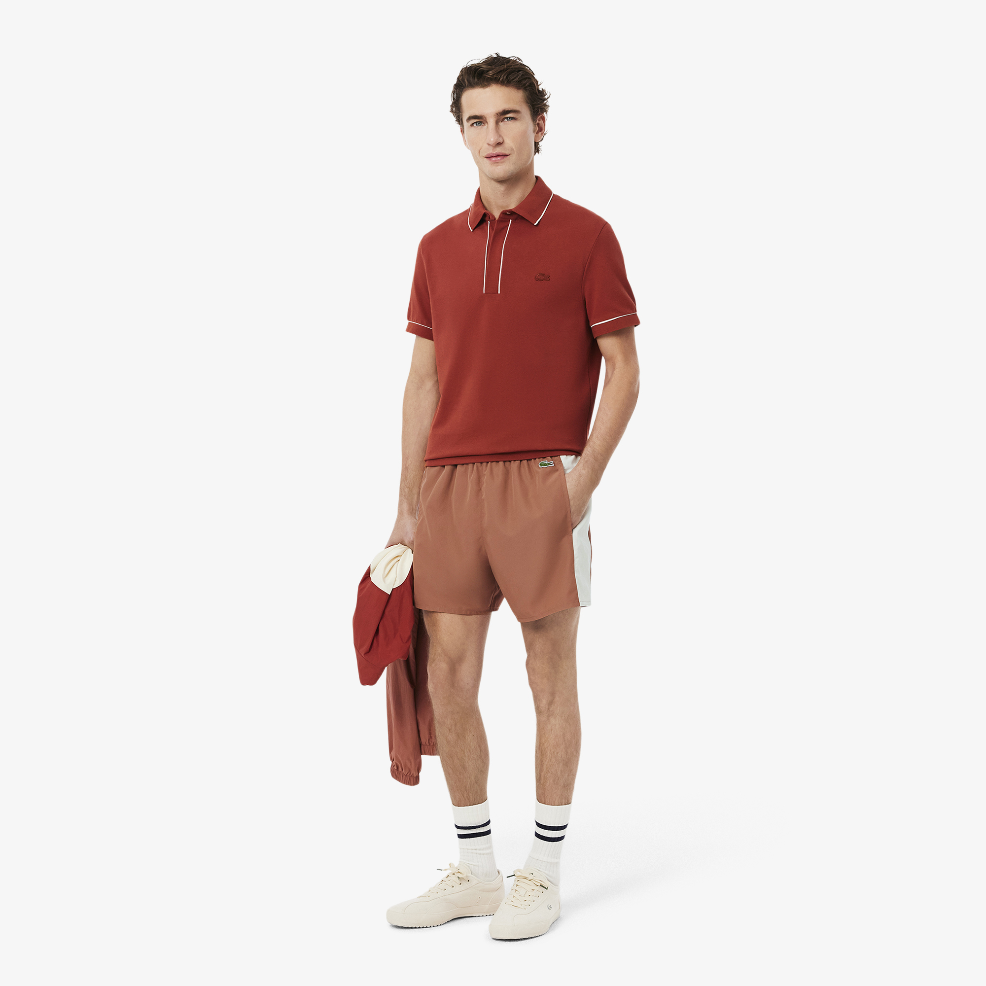 

Мужские плавательные шорты Lacoste, Белый