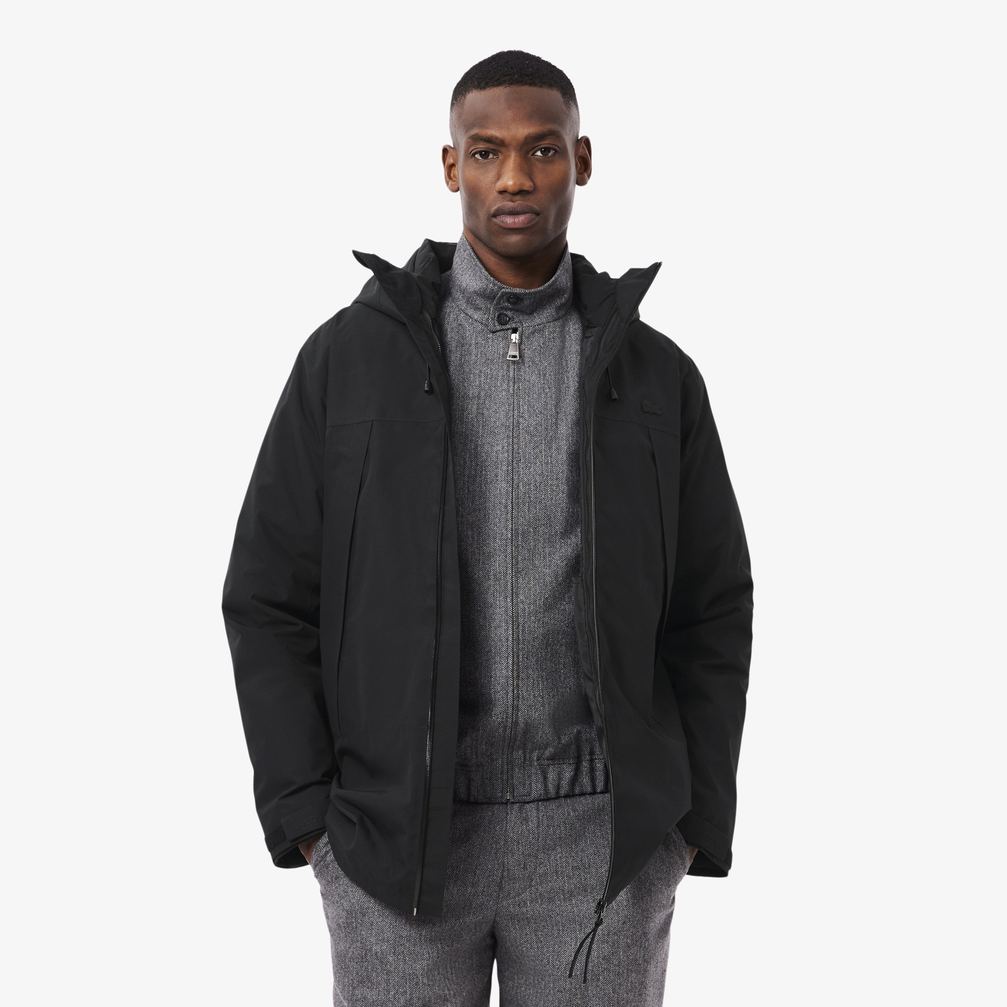 Мужская парка Lacoste, черный, арт. BH5095