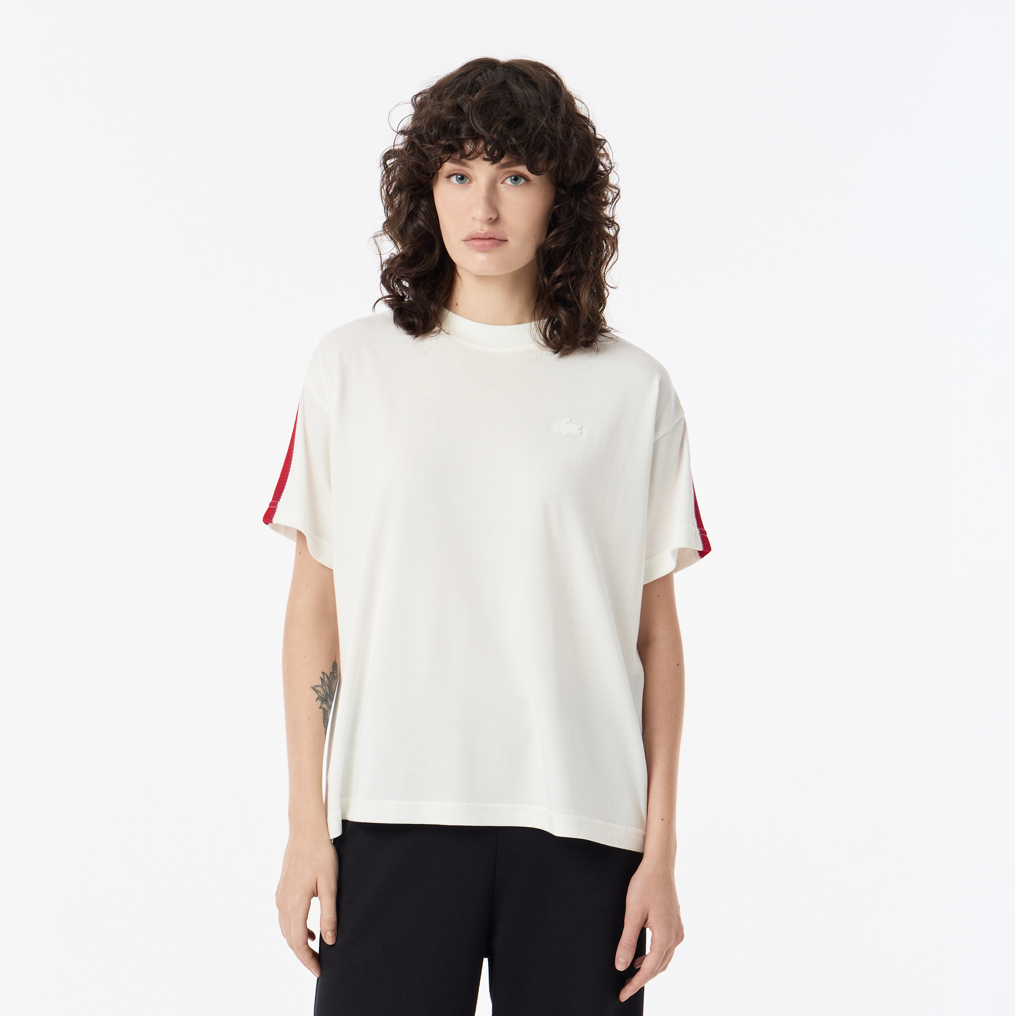 

Женская футболка Lacoste, Белый