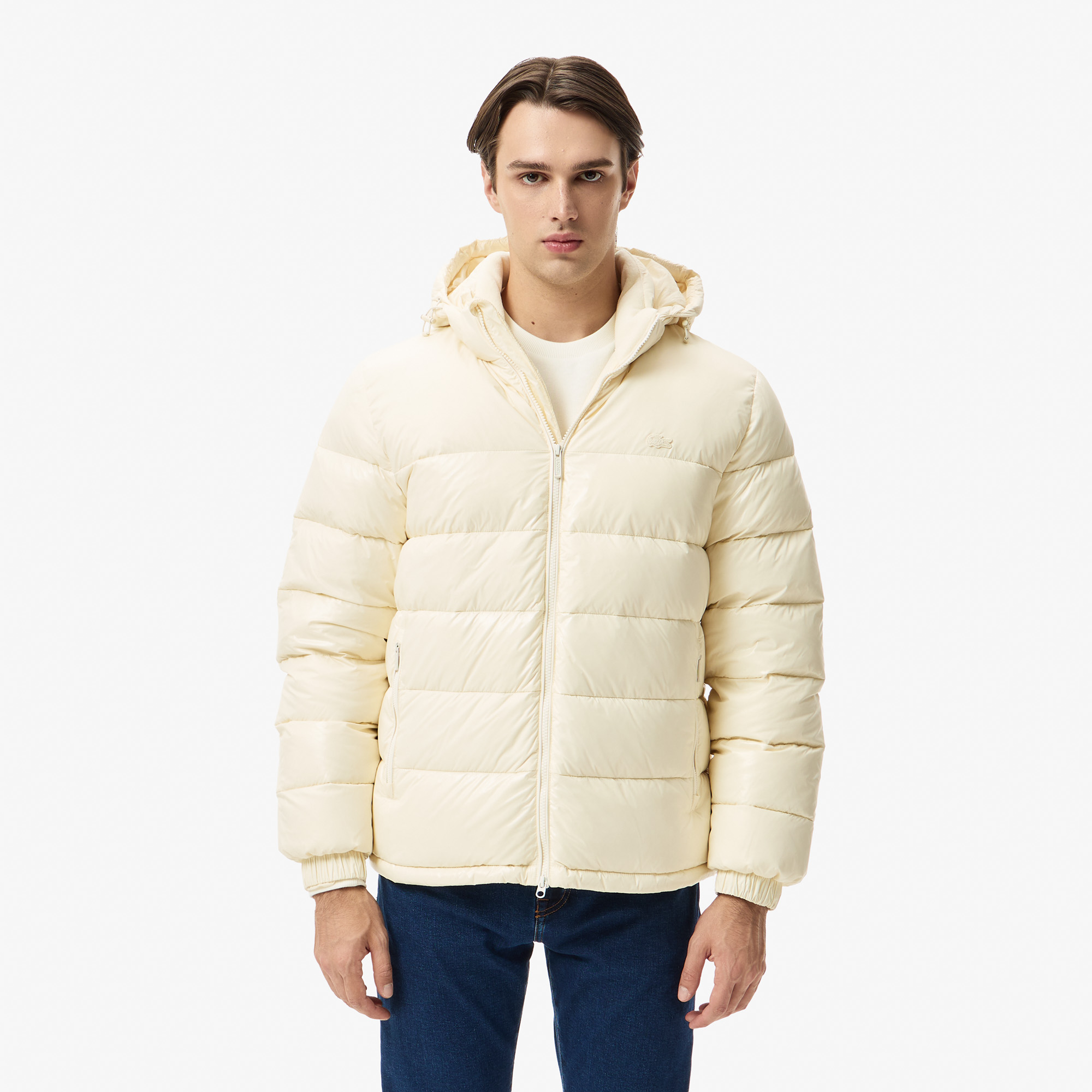 Мужская стёганая куртка Lacoste, бежевый, арт. BH2642