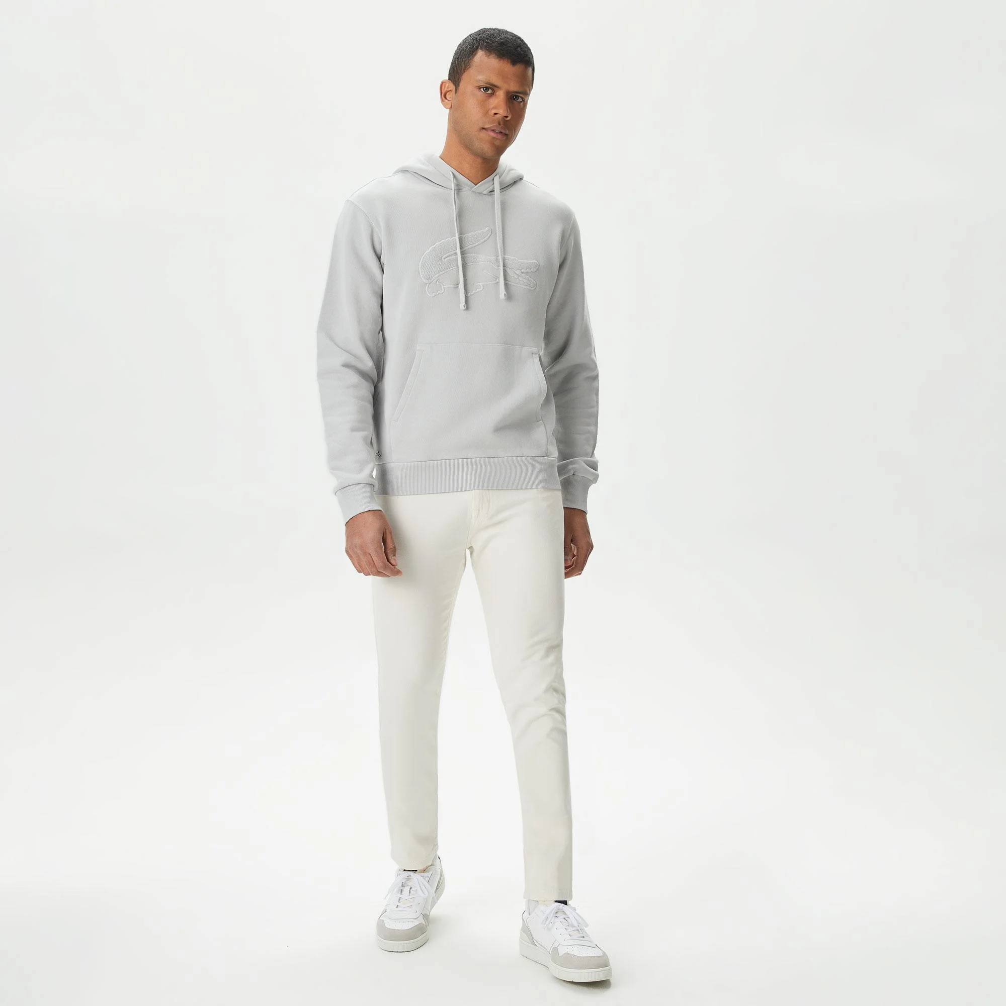 Мужские брюки Lacoste Slim Fit, белый, арт. HH0413