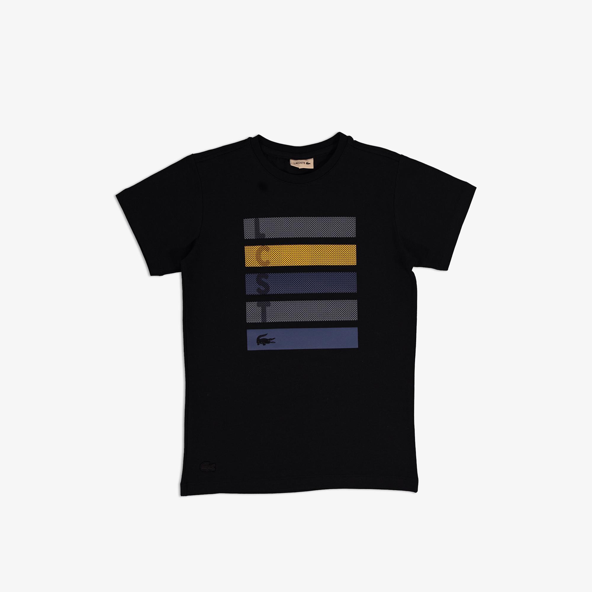 Детская футболка Lacoste, черный, арт. TJ0112