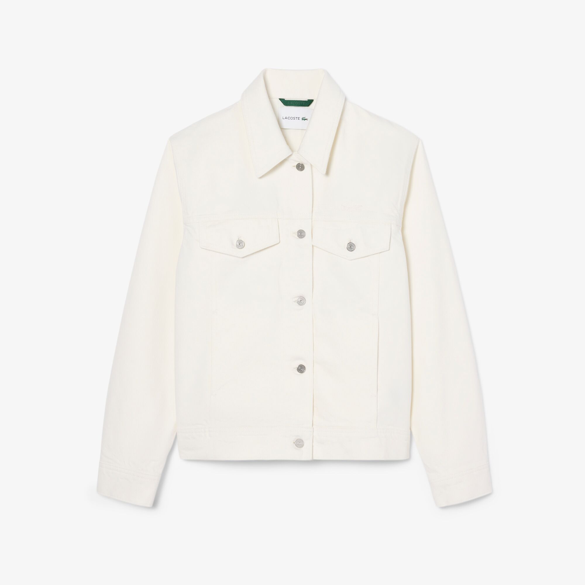 Женская джинсовая куртка Lacoste, белый, арт. BF0244