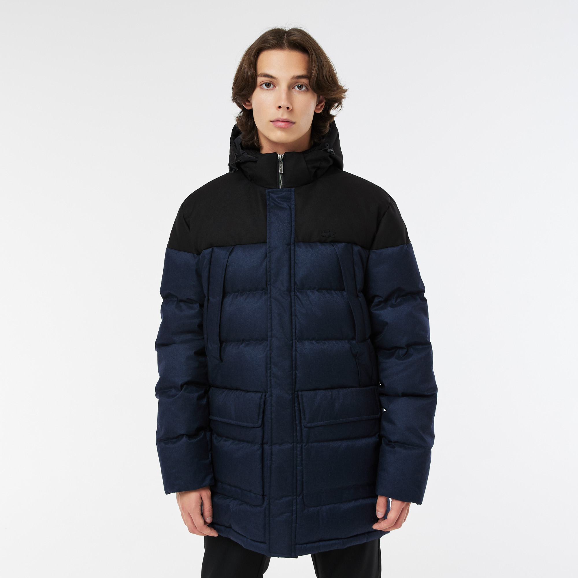 Мужская утепленная куртка Lacoste, синий, арт. BH2310R