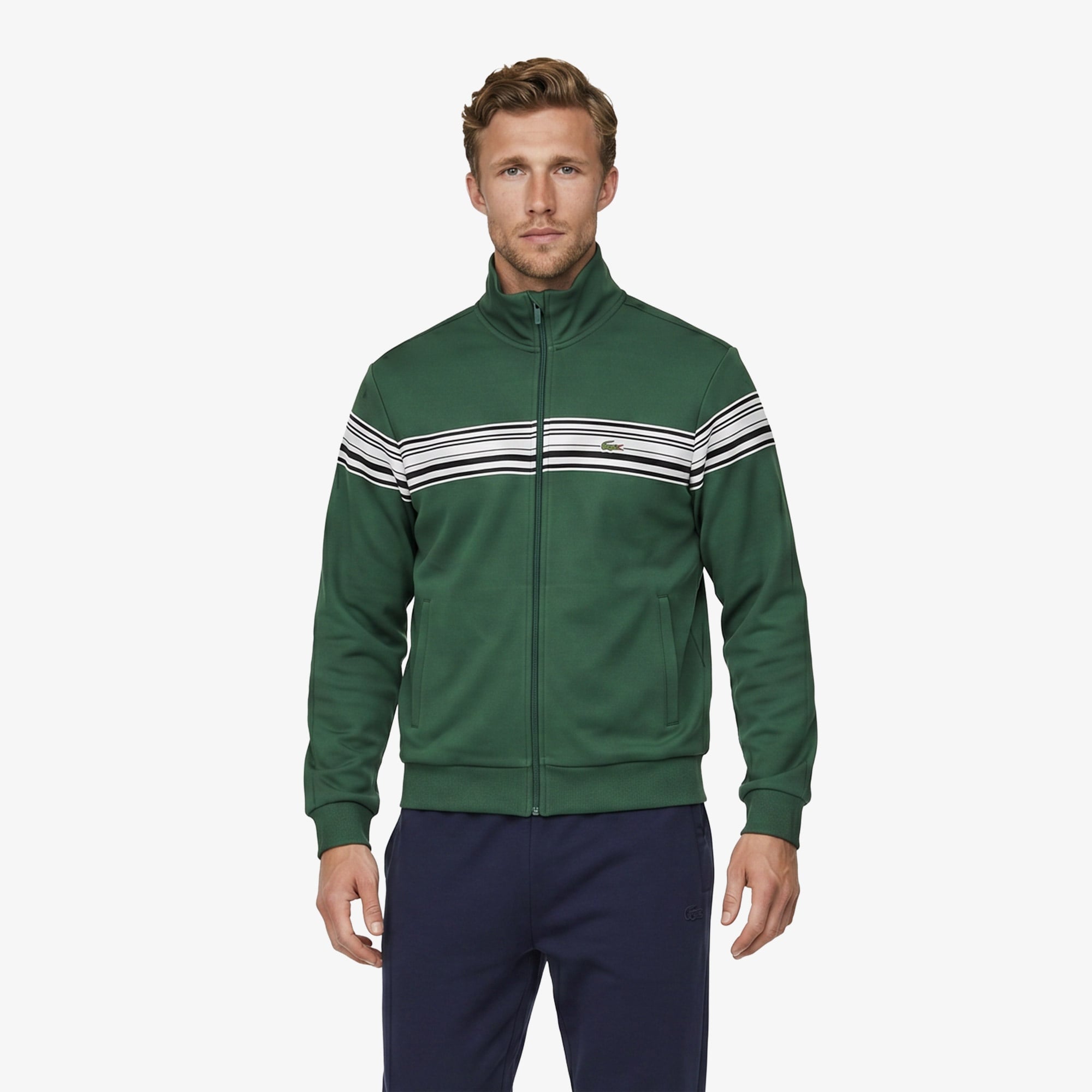 

Мужская хлопковая толстовка Lacoste, Зелёный