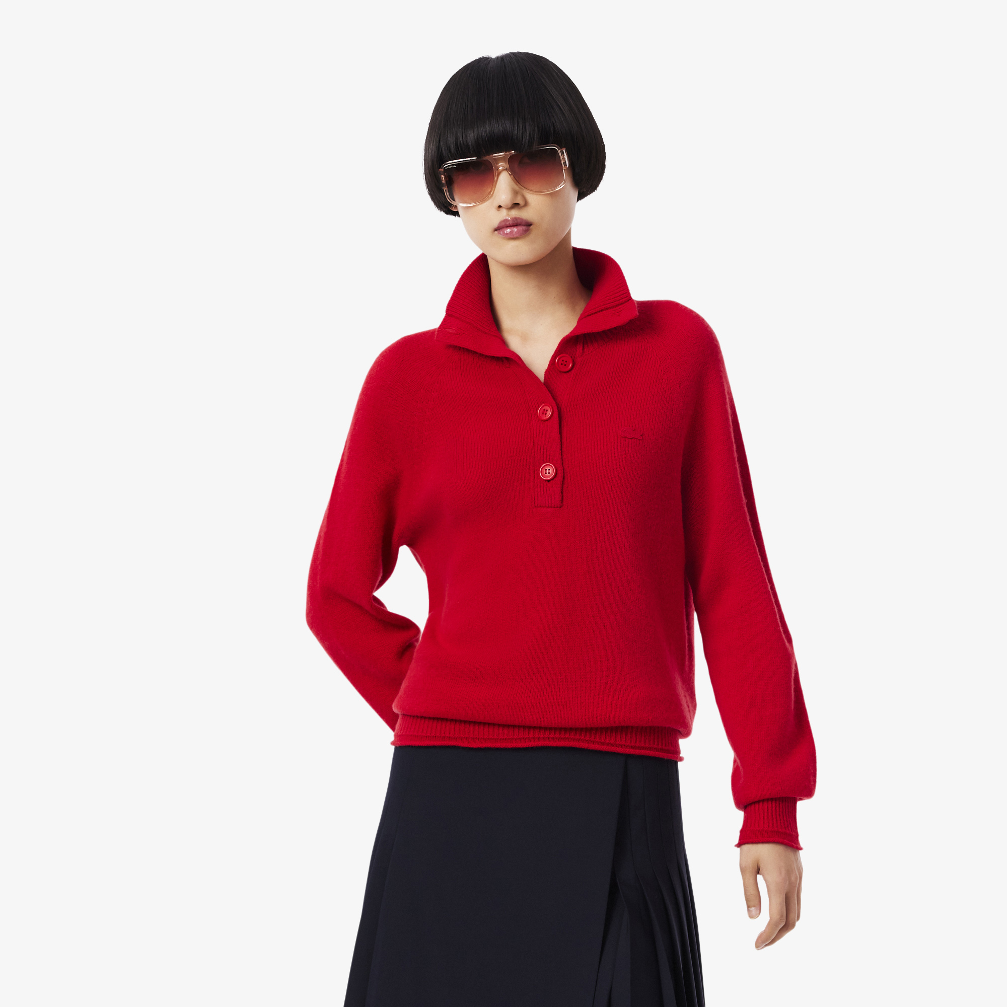 Женский свитер Lacoste, красный, арт. AF4010