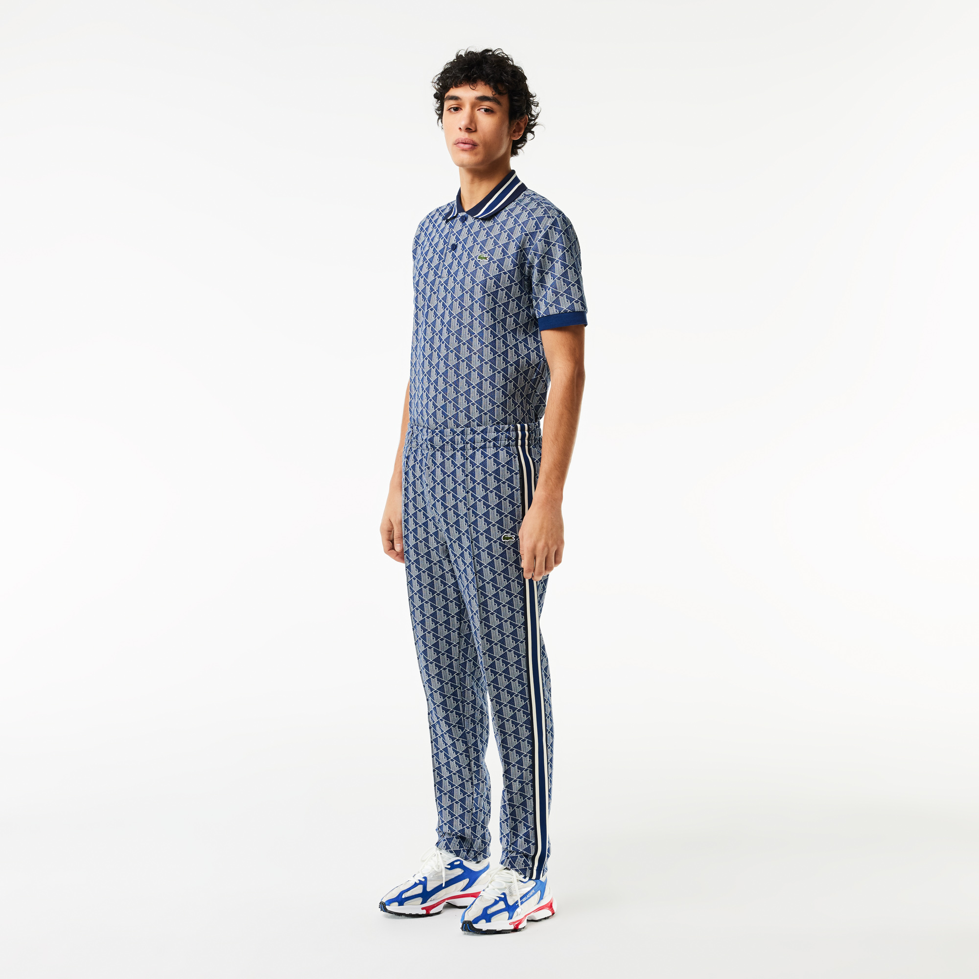 Спортивные брюки Lacoste Paris Regular Fit с монограммой, синий, арт. XH1440