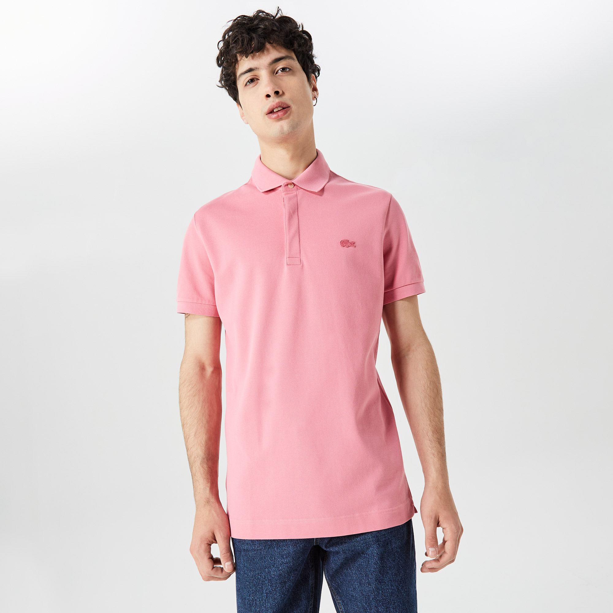 Поло Lacoste Paris, розовый, арт. PH5522