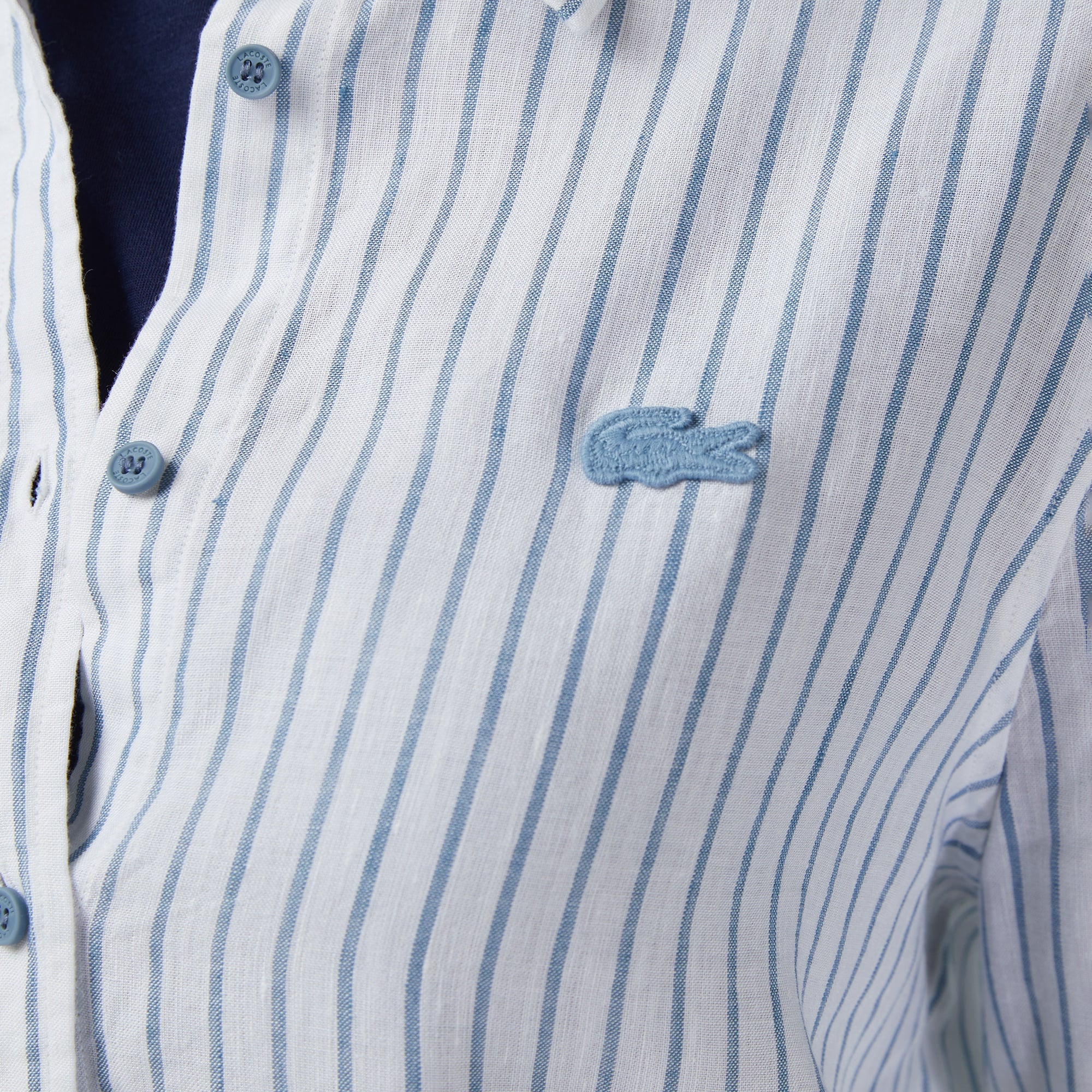 Женская рубашка Lacoste из смеси льна 4