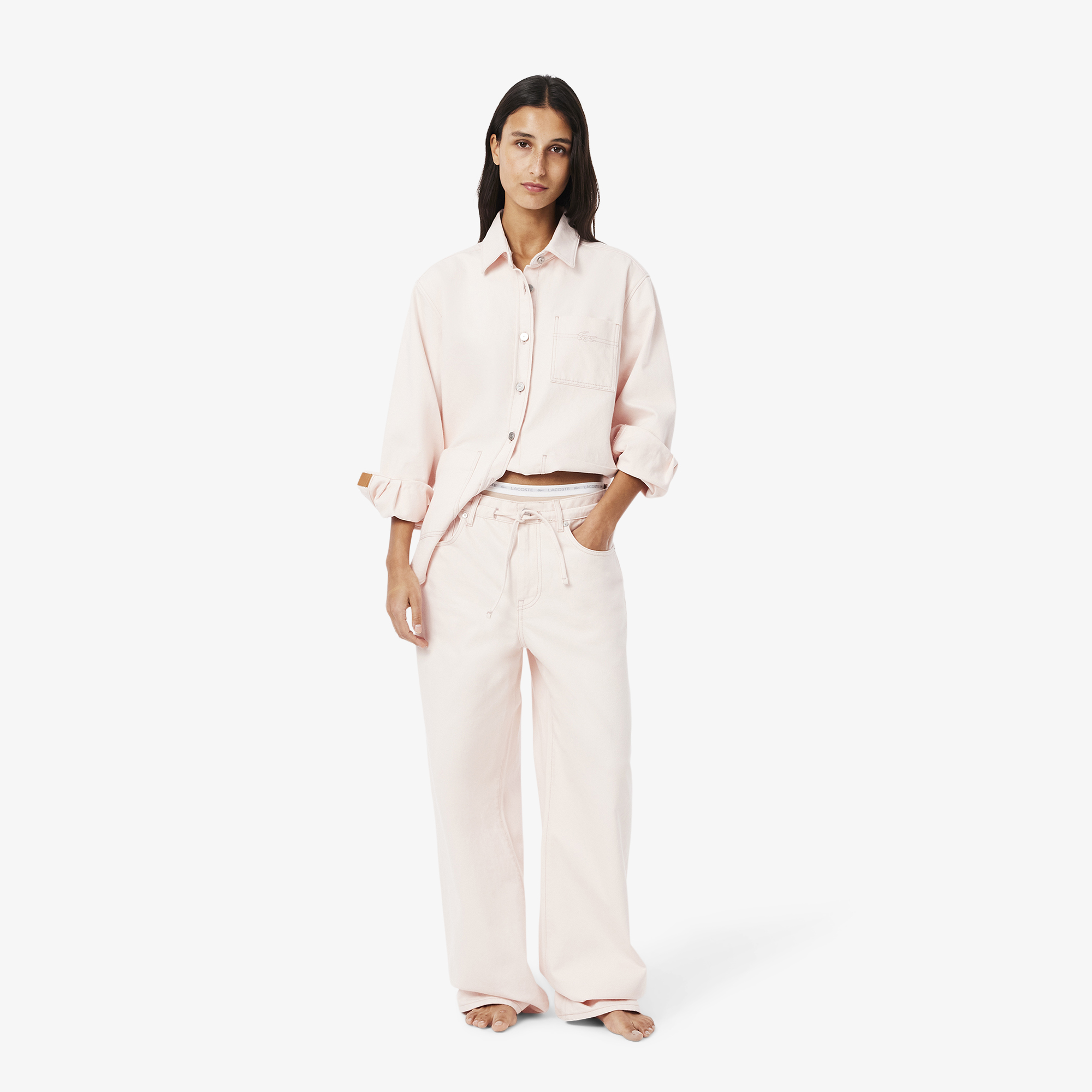 Женские трусы Lacoste из эластичного хлопка (3ед.) 3