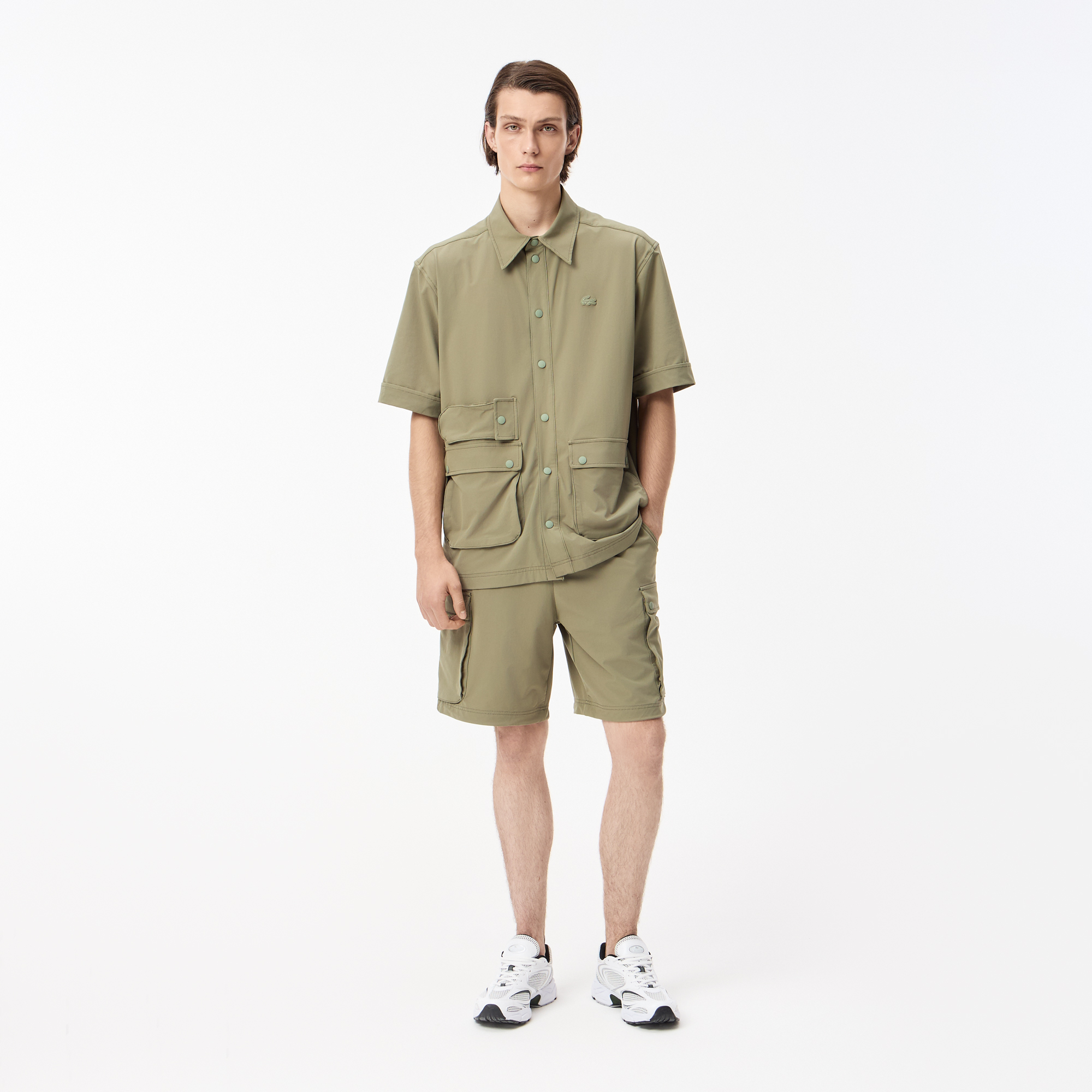 Мужские шорты Lacoste, хаки, арт. FH0507