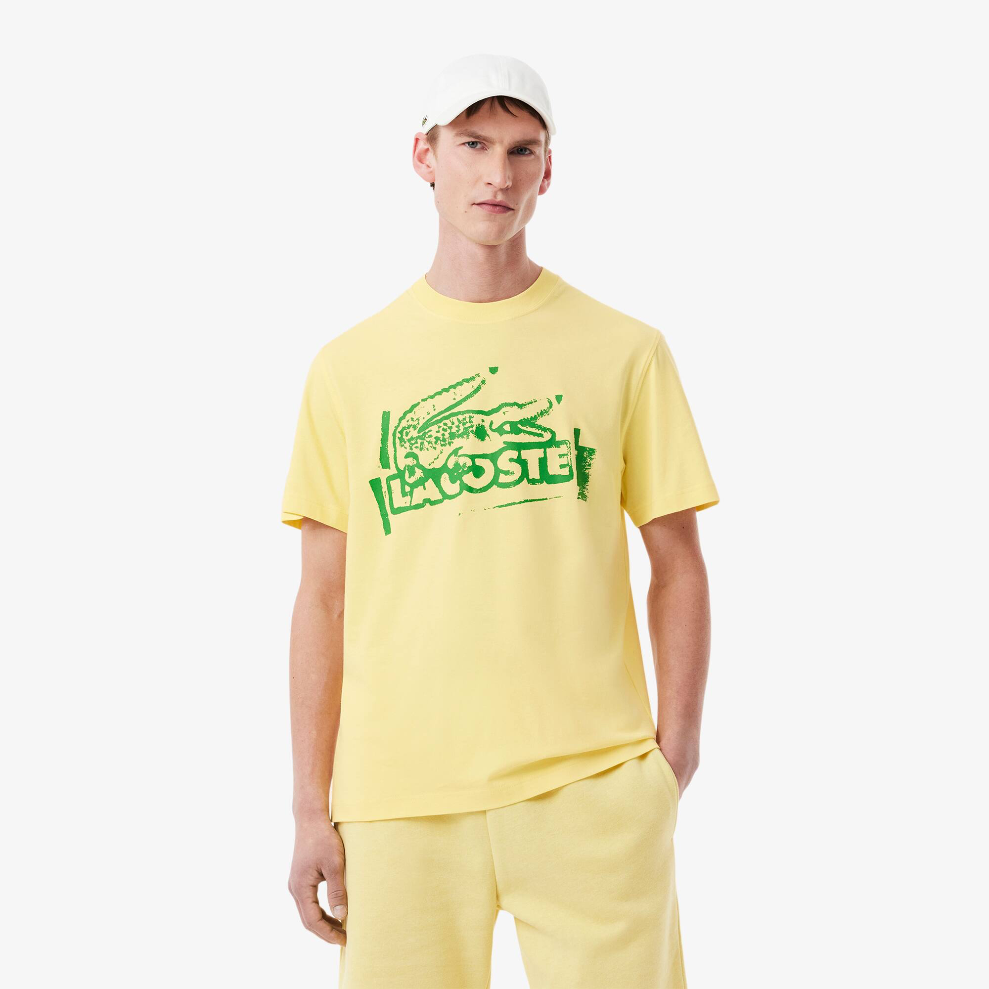 

Мужская футболка Lacoste из органического хлопка, Жёлтый