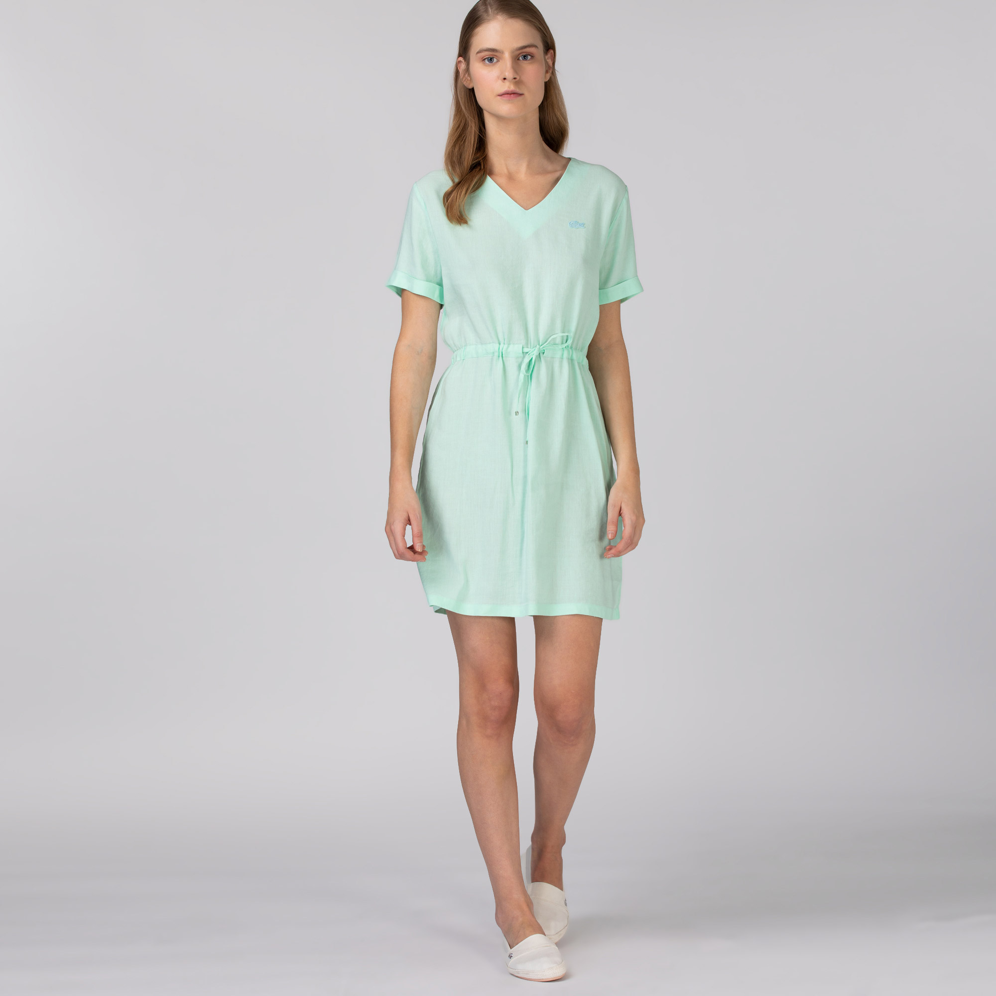 Платье женское Lacoste, зеленый, арт. EF0123