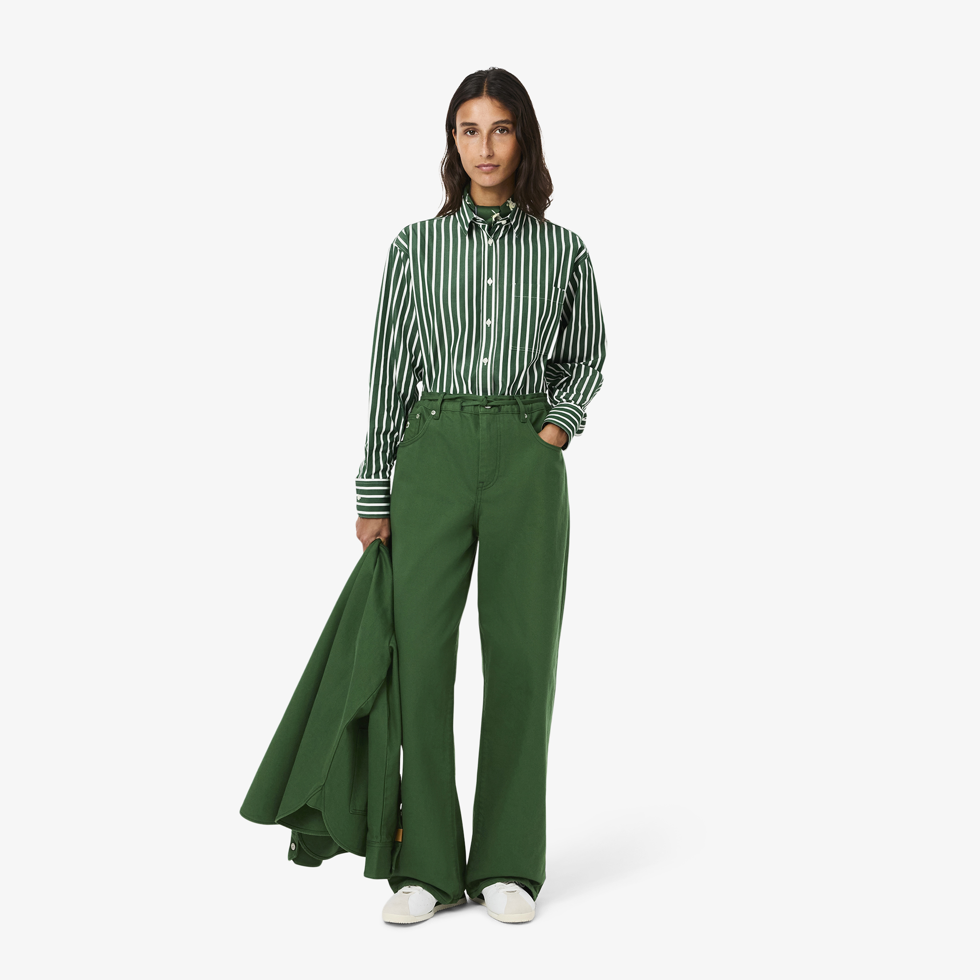 

Женские джинсы Lacoste из органического хлопка, Зелёный