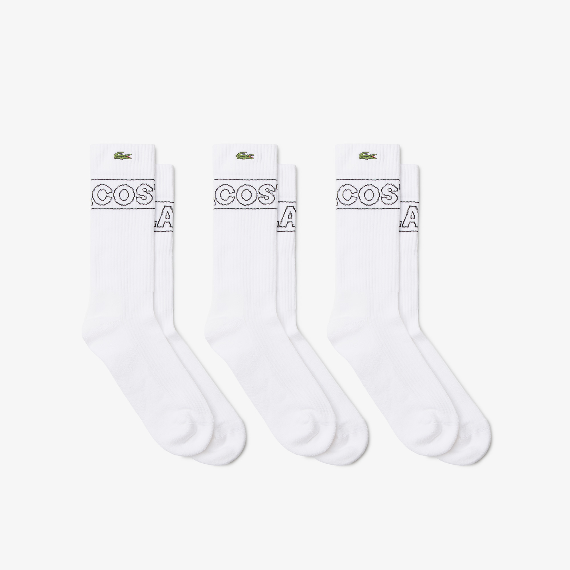 Носки Lacoste из хлопка, белый, арт. RA5122