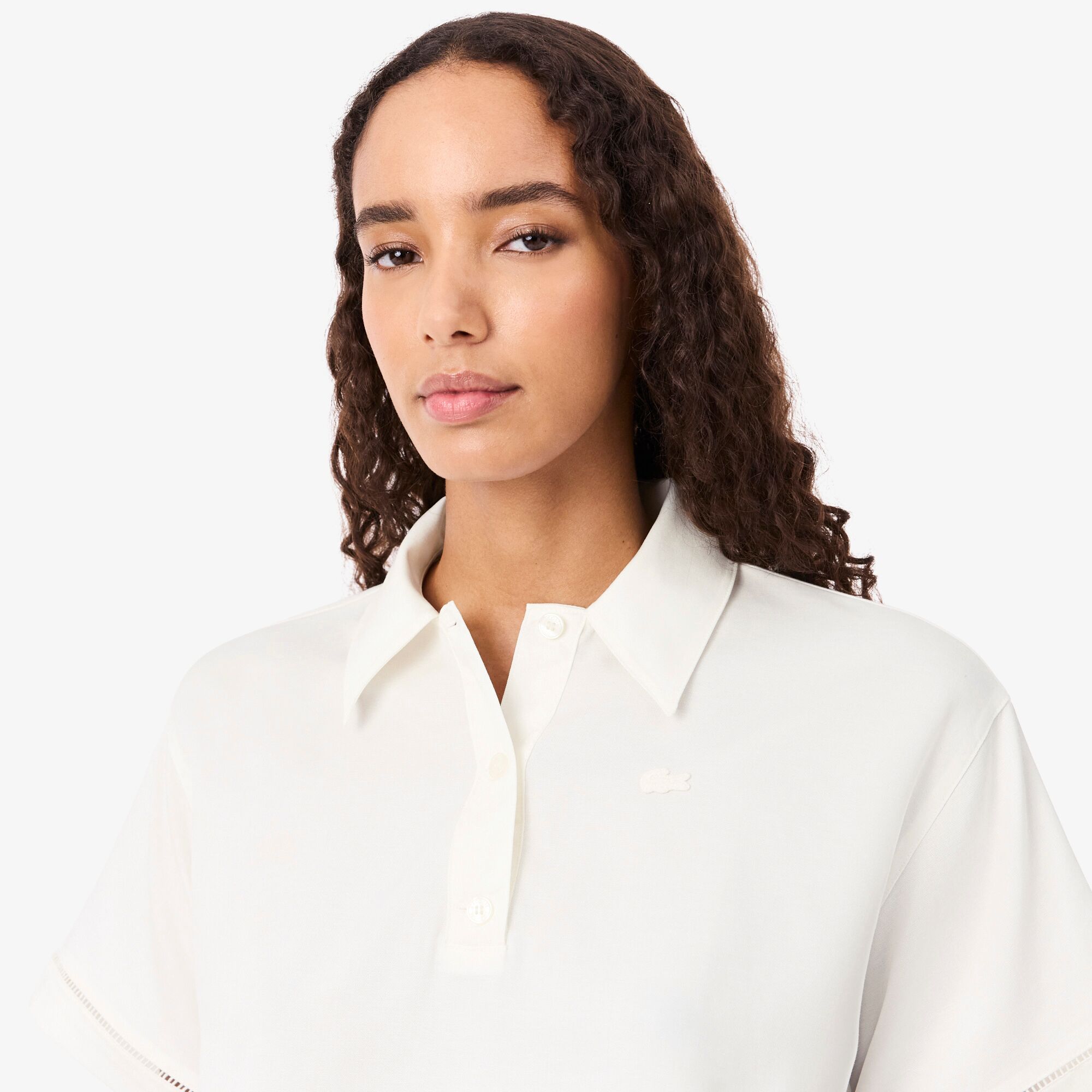 Женская рубашка Lacoste из смеси льна 4