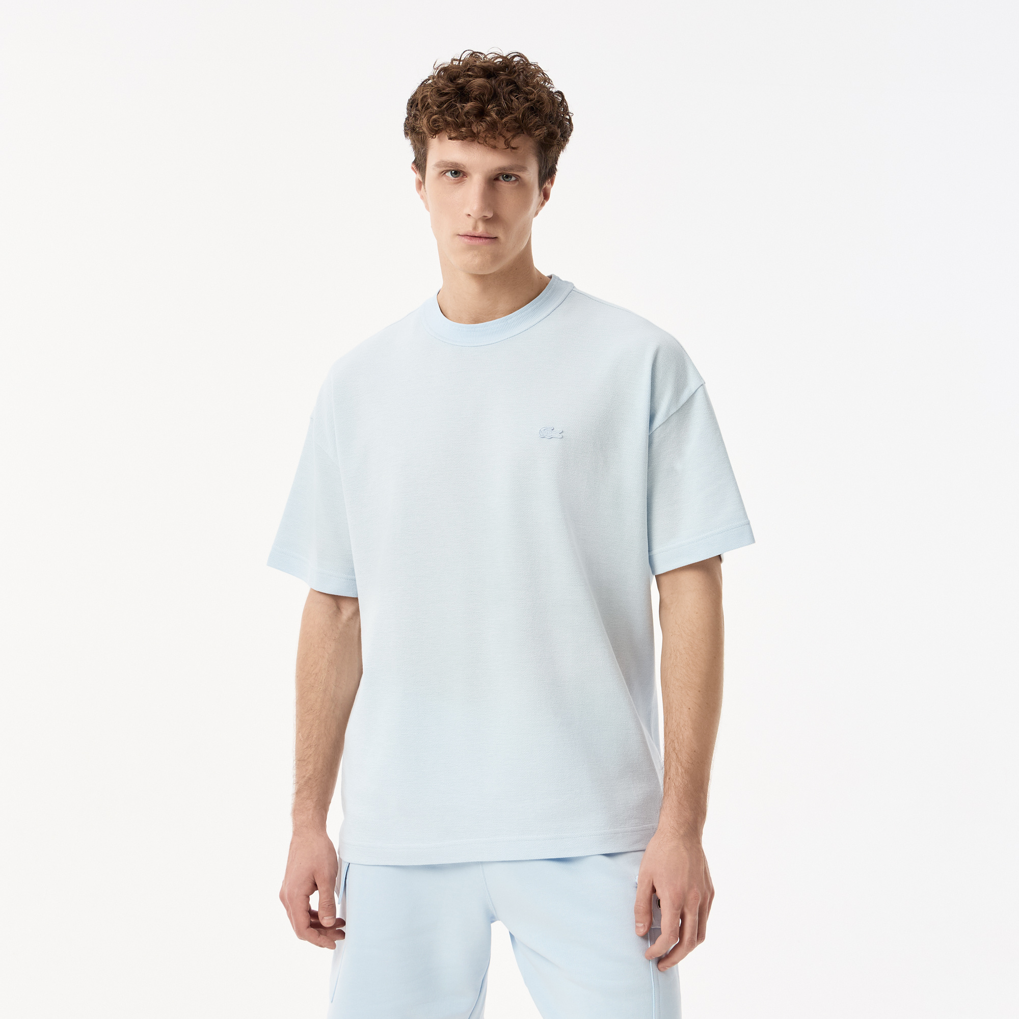 Мужская футболка Lacoste, голубой, арт. TH0564