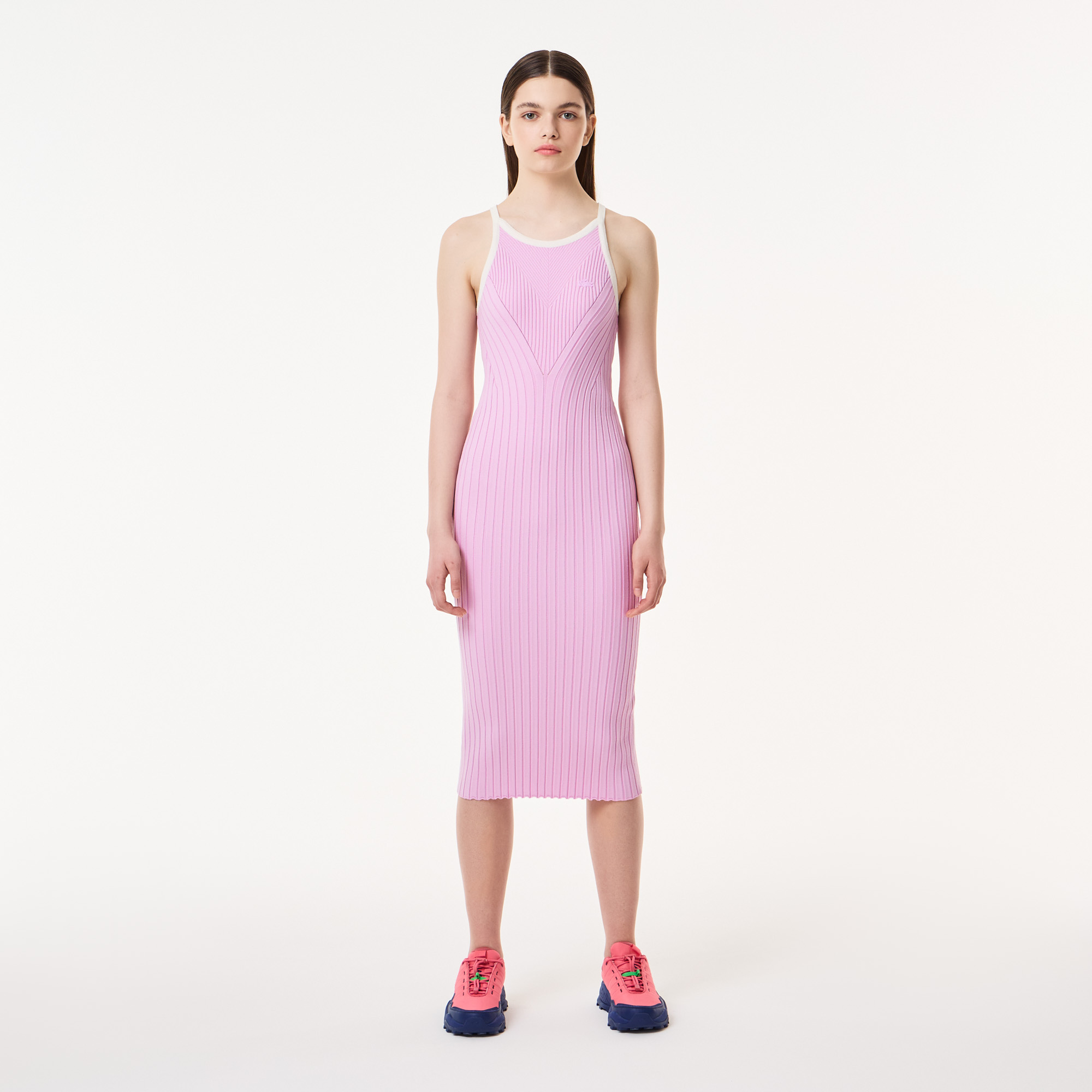 Платье-миди Lacoste, розовый, арт. EF0402