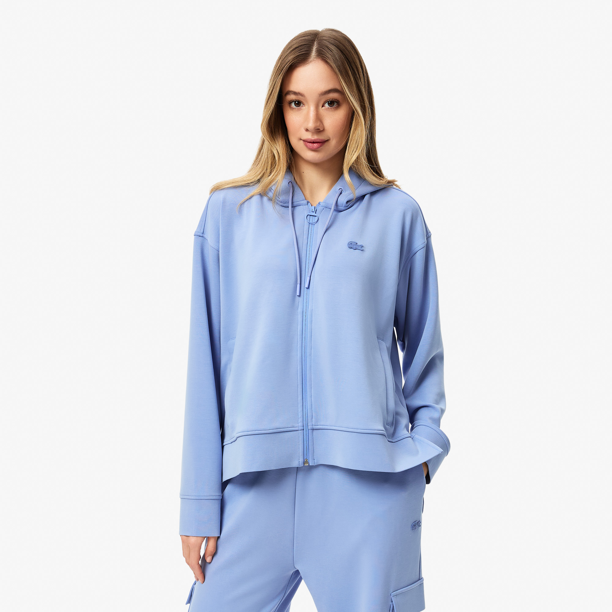 

Женский свитшот Lacoste свободного кроя, Синий
