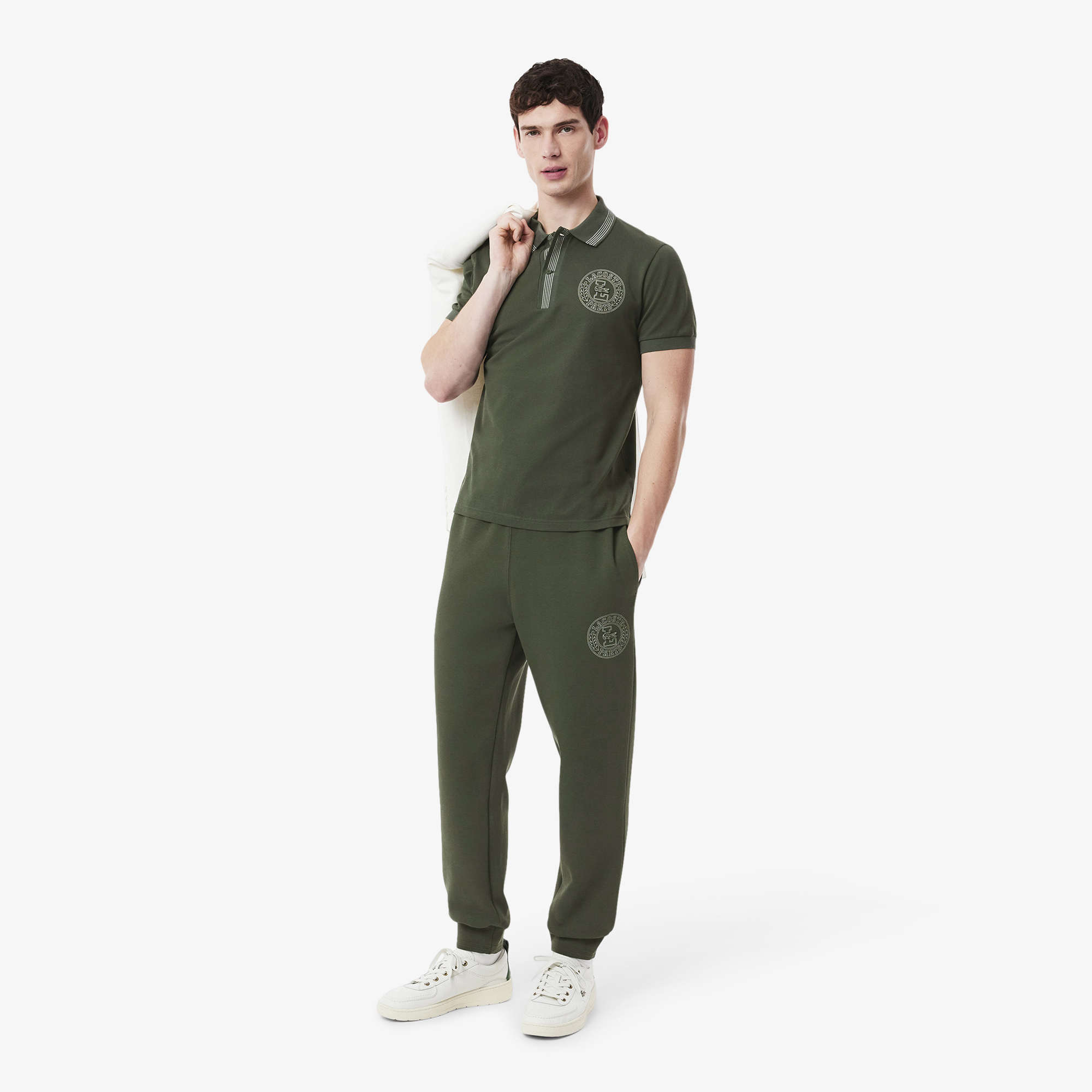 Мужские спортивные брюки Lacoste, хаки, арт. XH9950