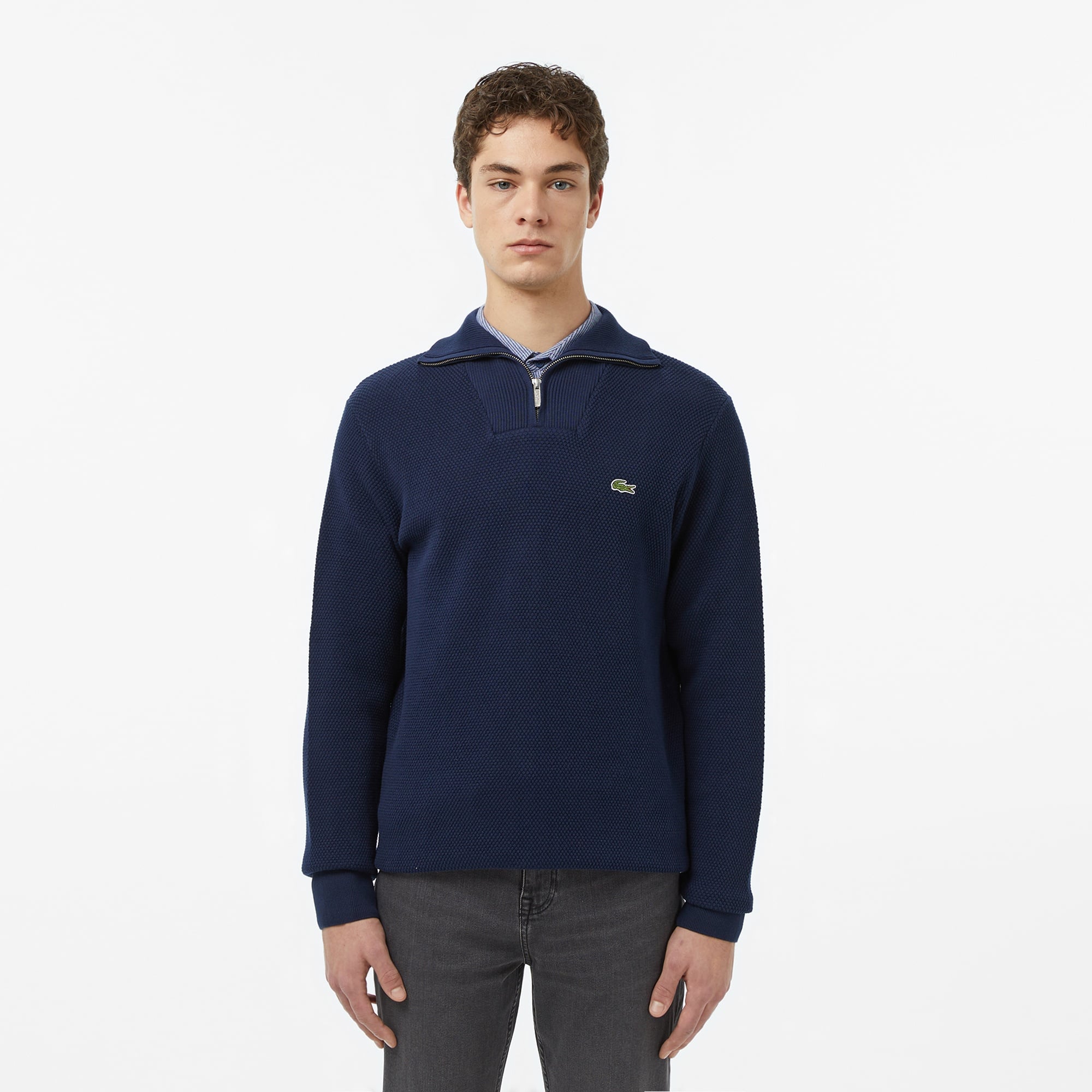 Мужская хлопковая водолазка Lacoste