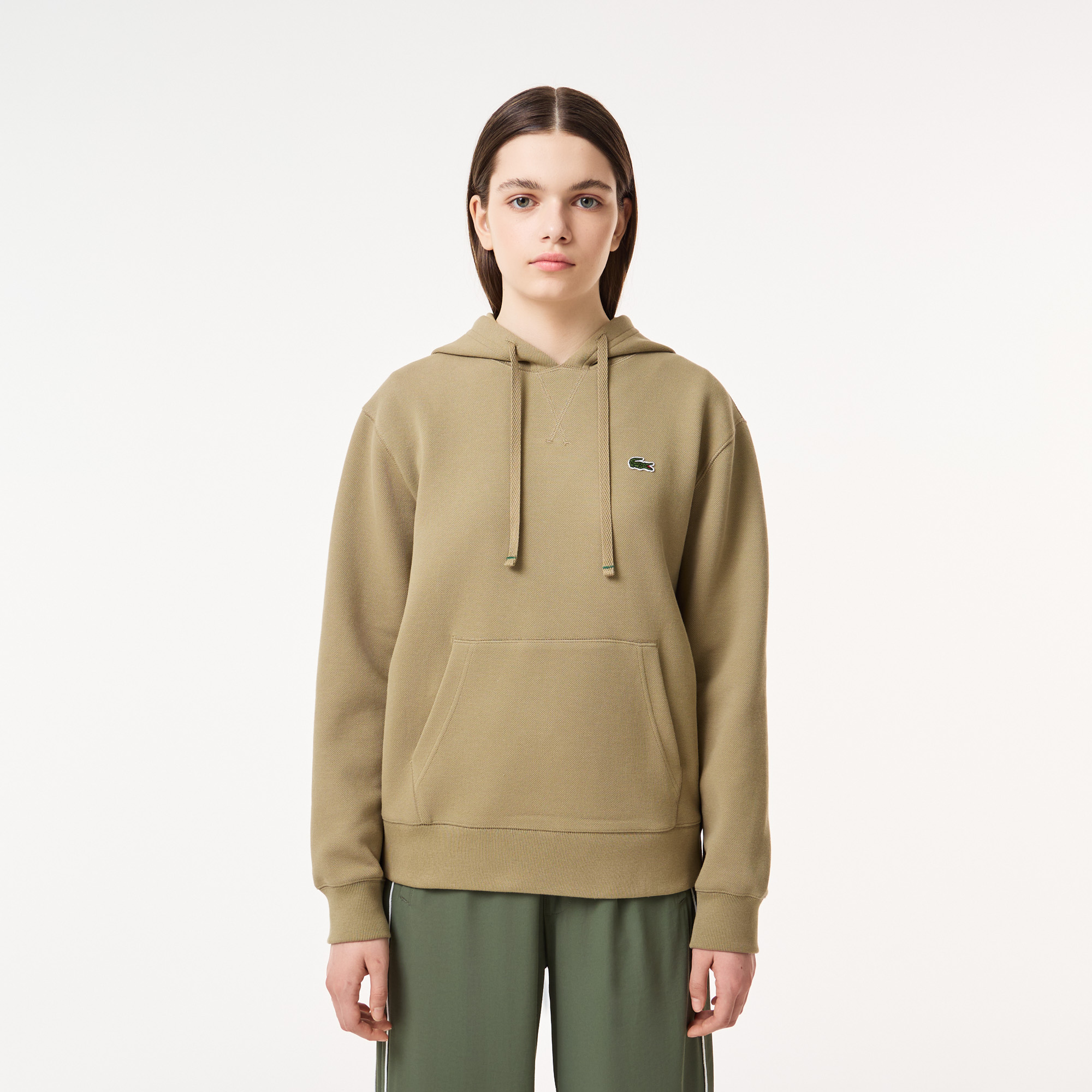 

Женская толстовка Lacoste с капюшоном, Бежевый