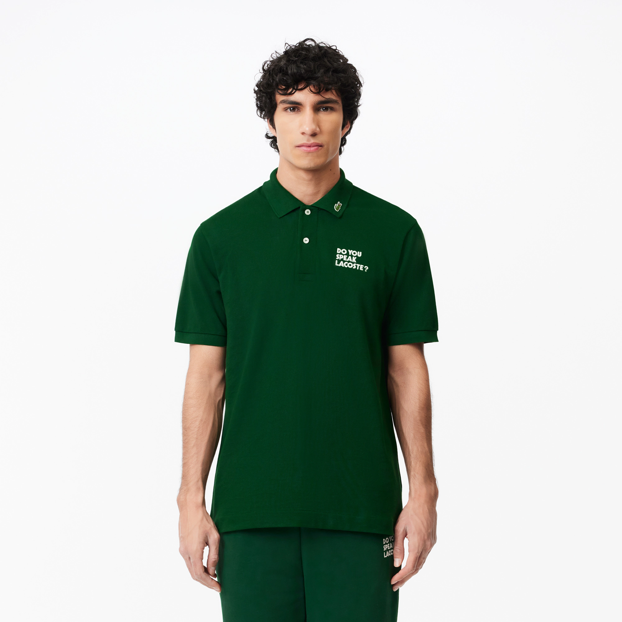 Мужская рубашка-поло Lacoste L12.12, зеленый, арт. PH8017