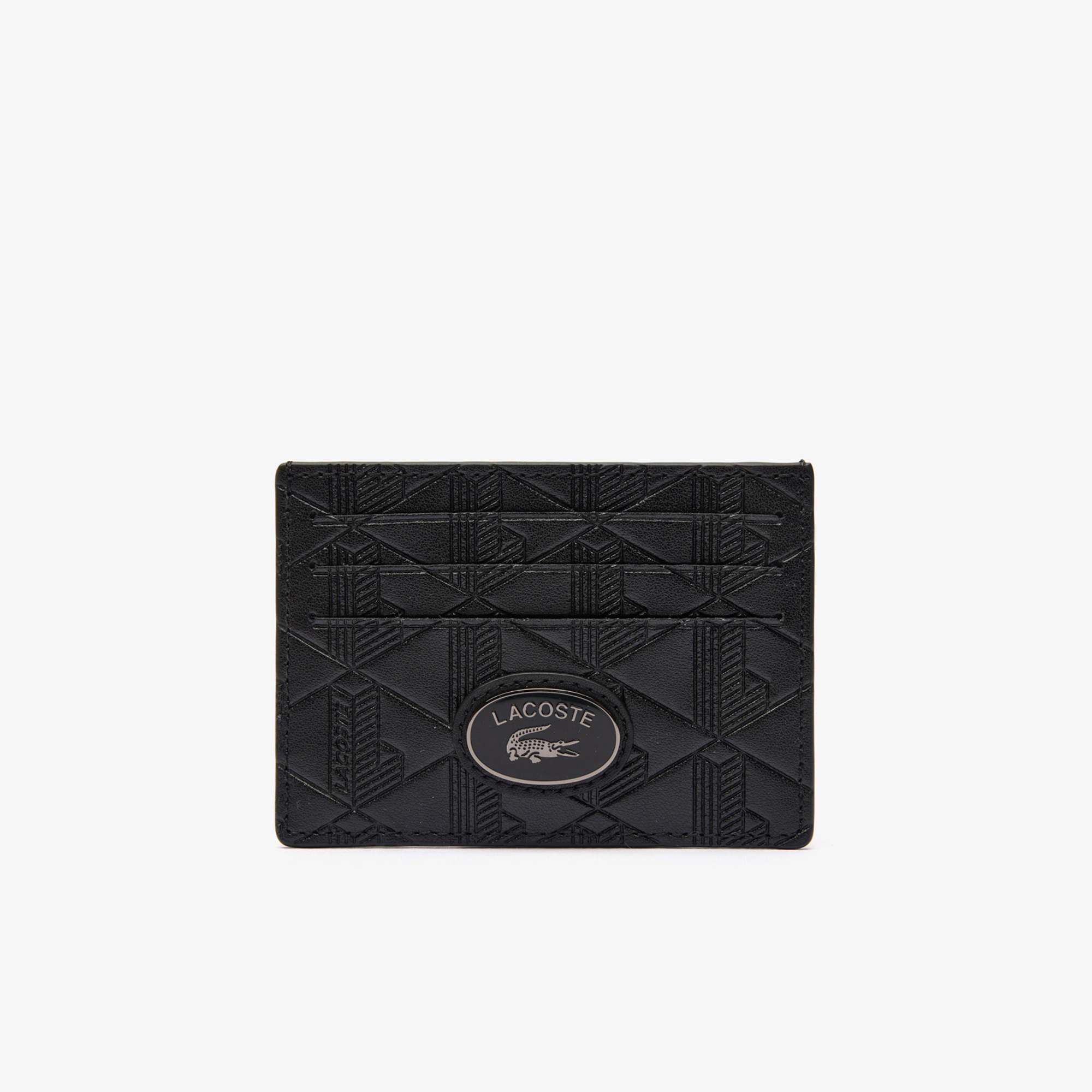 Картхолдер Lacoste с монограммой, черный, арт. NH4397MR