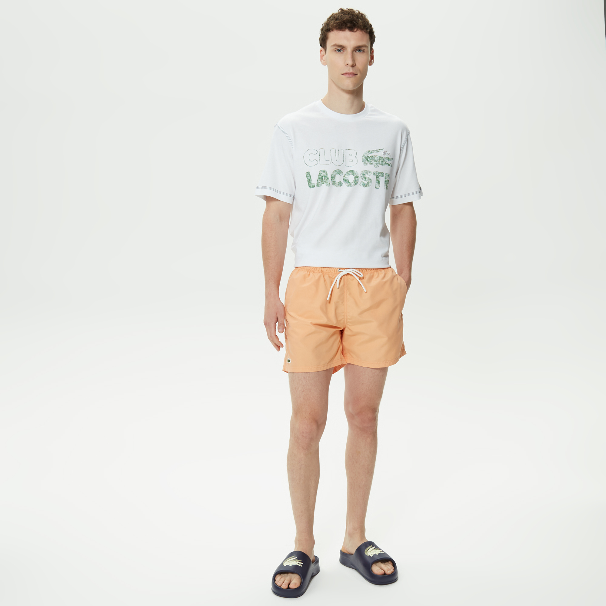 Купальные шорты Lacoste, белый, арт. MH0307