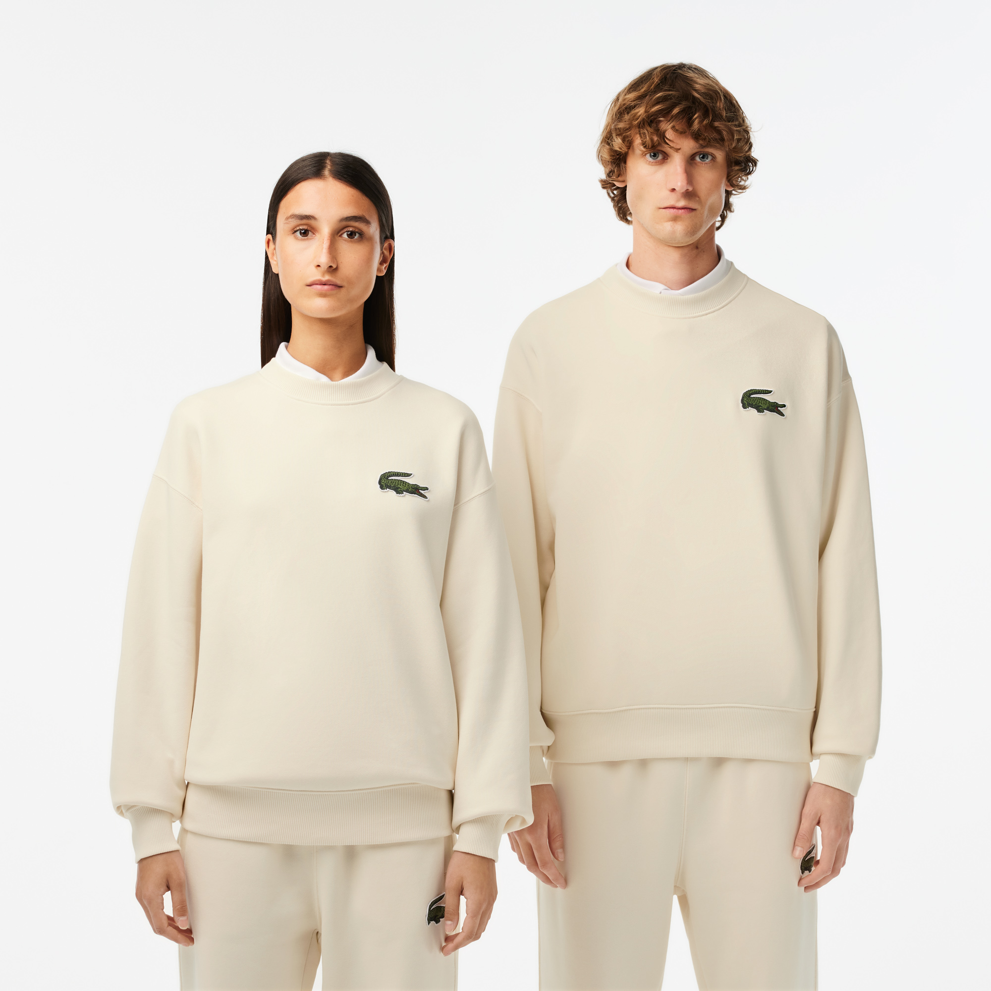 Толстовка Lacoste из органического хлопка, белый, арт. SH6405