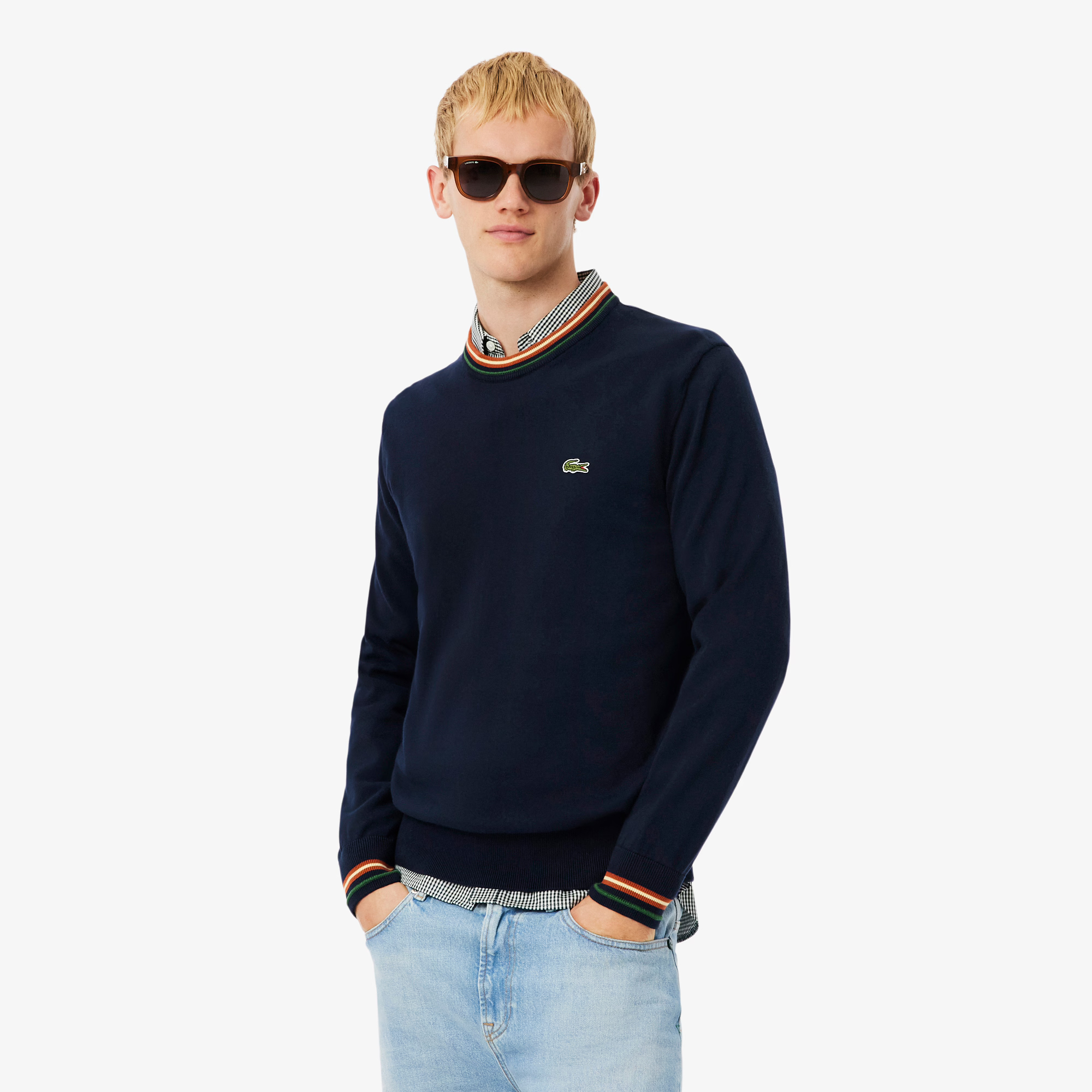 Свитер Lacoste из органического хлопка, черный, арт. AH5158