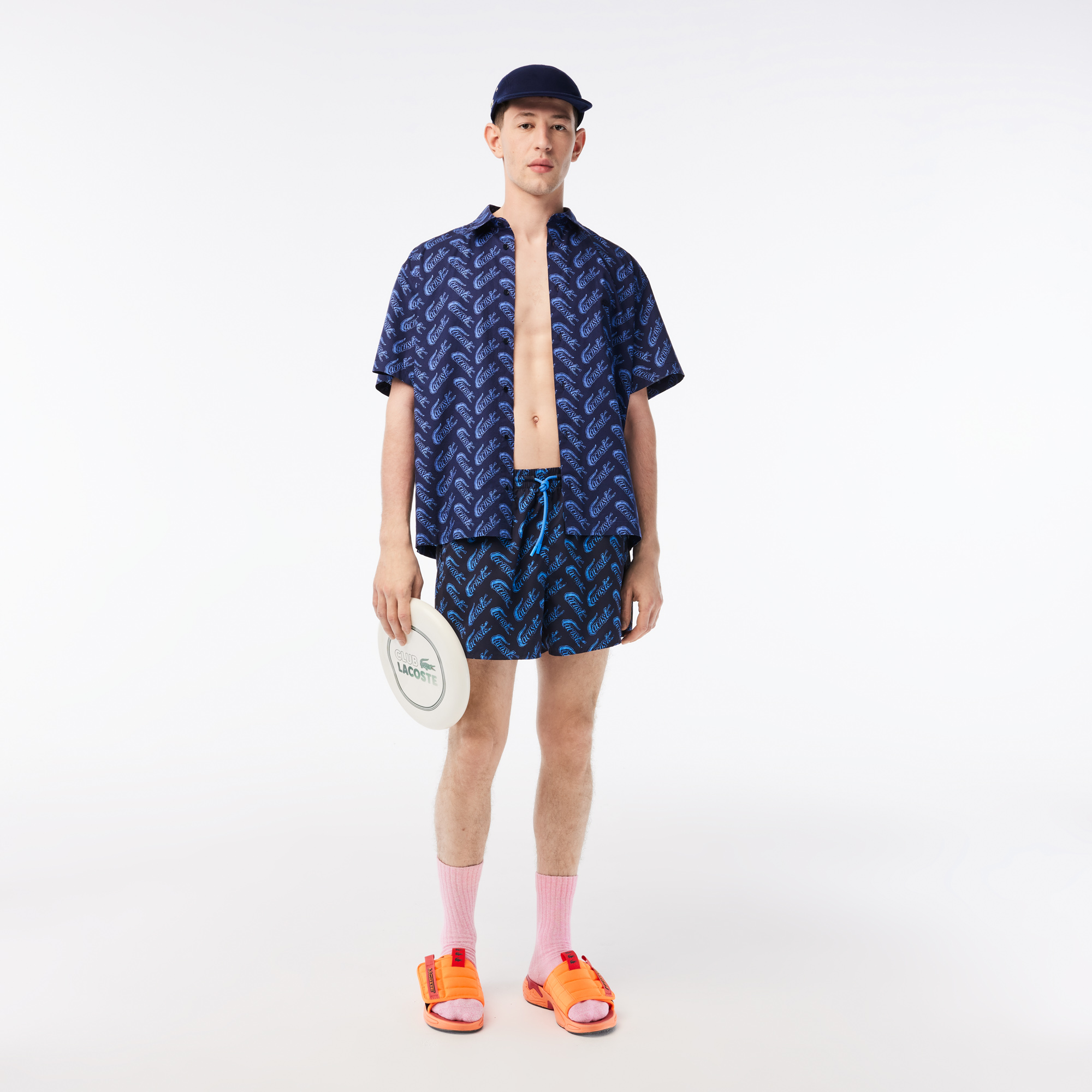 

Мужские плавки Lacoste из переработанного полиэстера, Синий