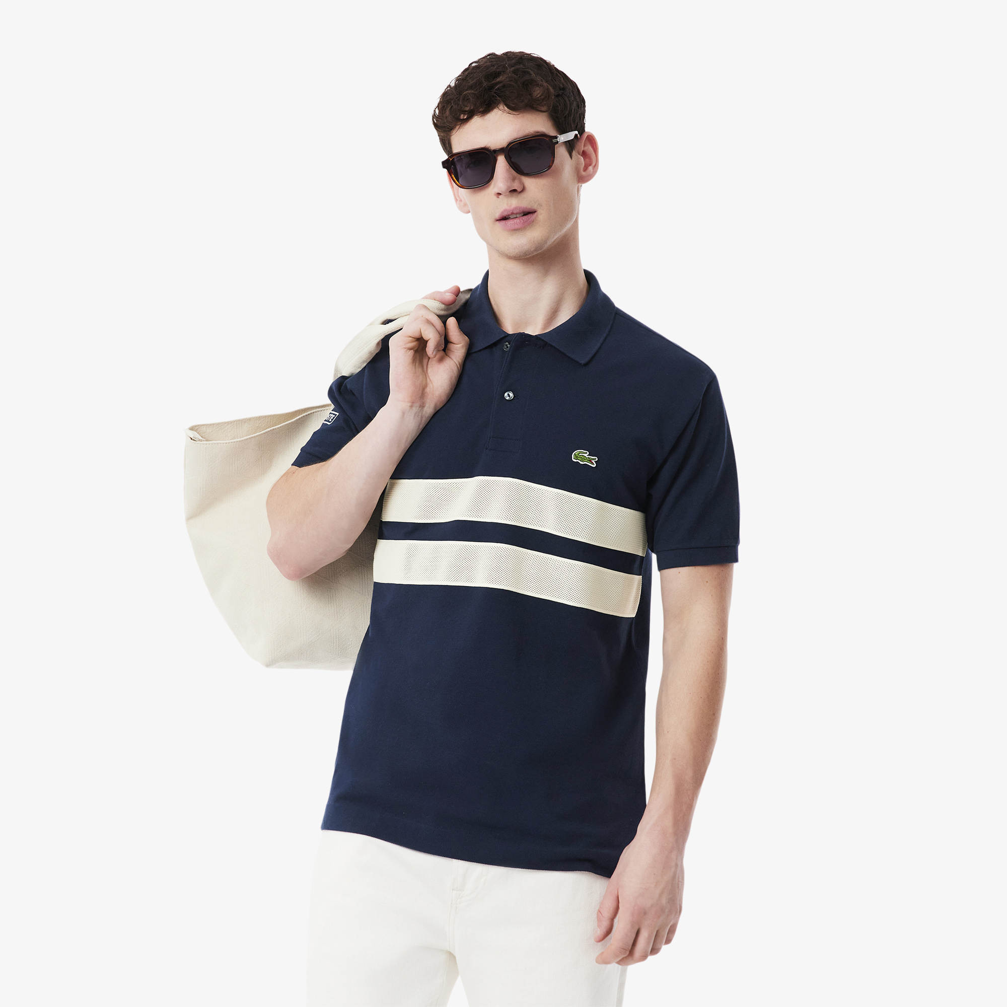 Поло Lacoste из органического хлопка, синий, арт. PH9760