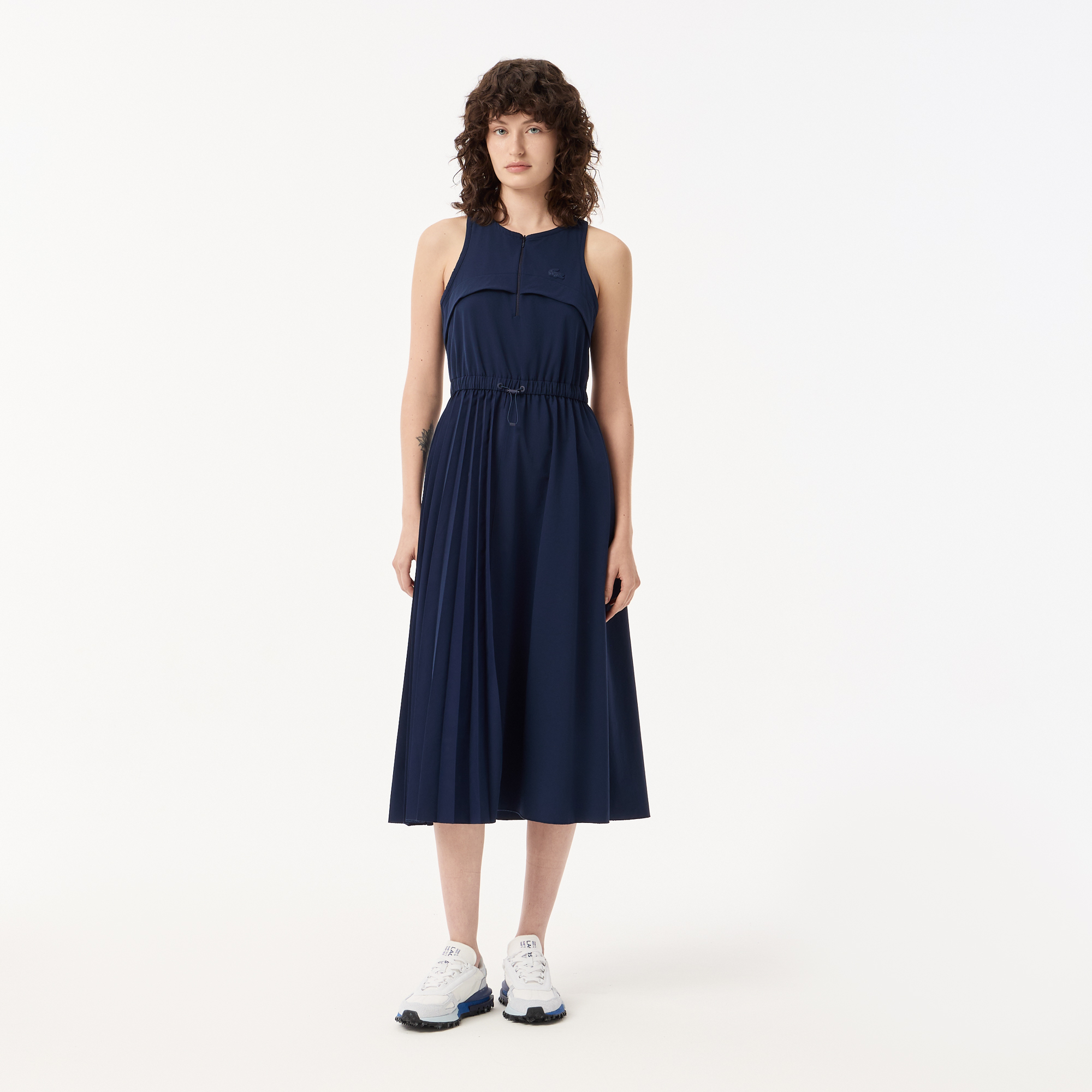 

Длинное платье Lacoste без рукавов, Синий