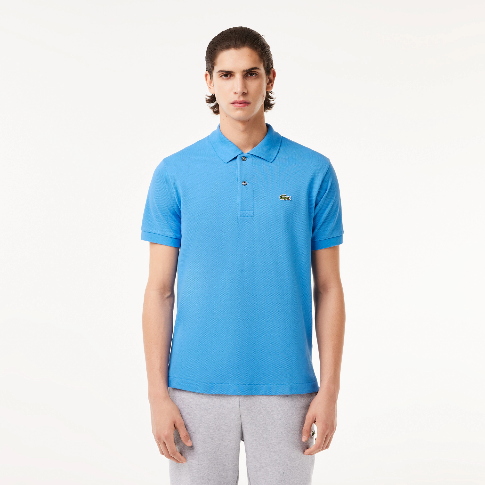 Мужское поло Lacoste L1212 Classic Fit, синий, арт. L1212