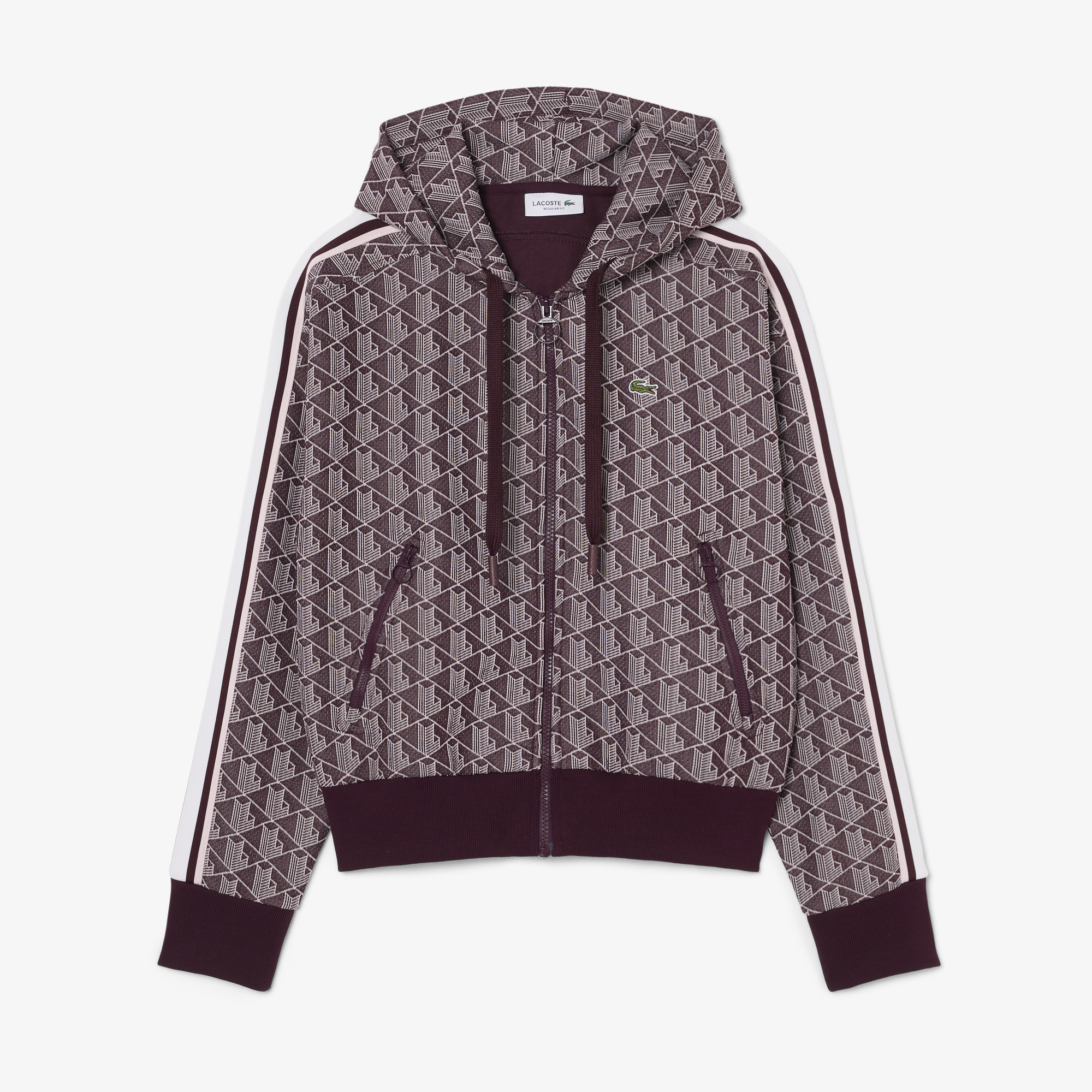 Женская хлопковая толстовка Lacoste