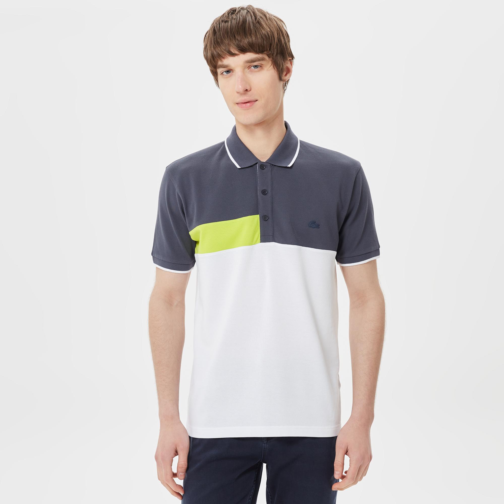

Мужское поло Lacoste Mavi свободного кроя, Чёрный