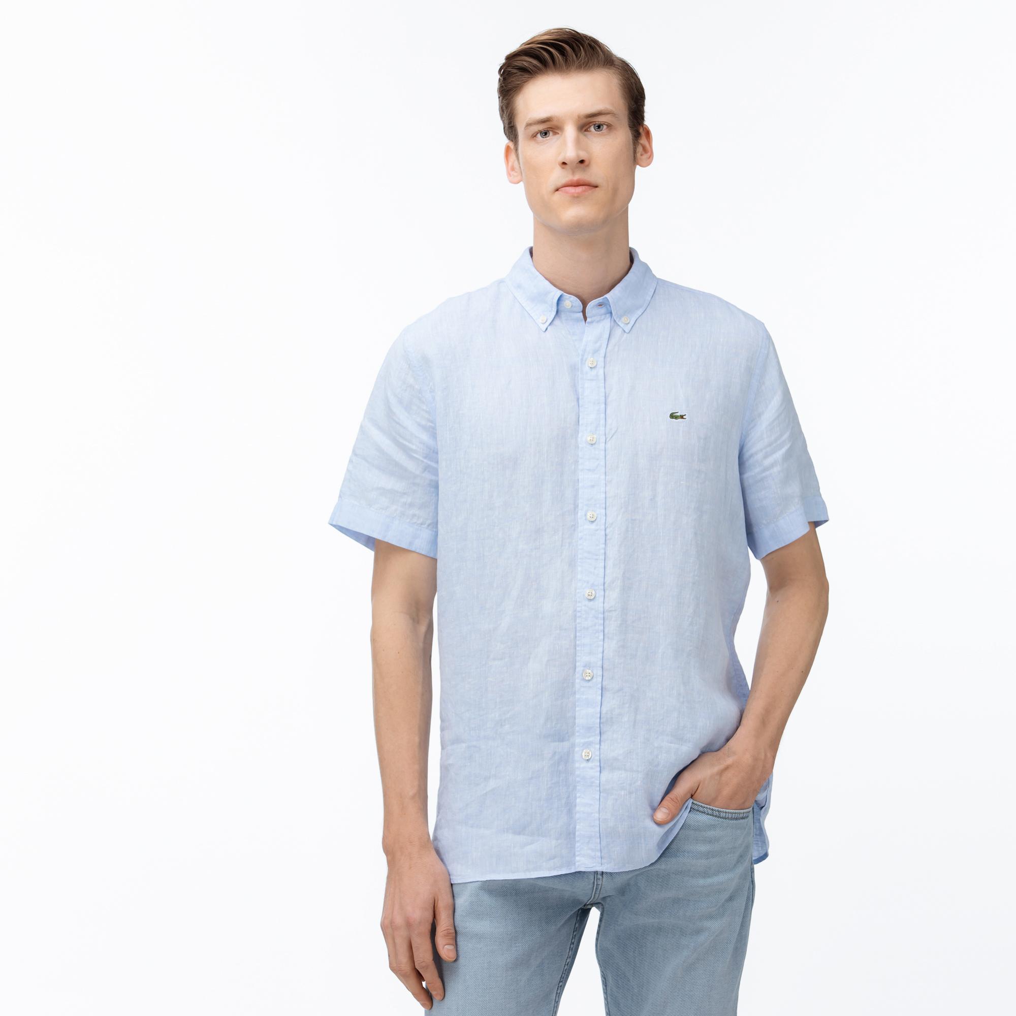 

Мужская рубашка Lacoste стандартного кроя, Голубой